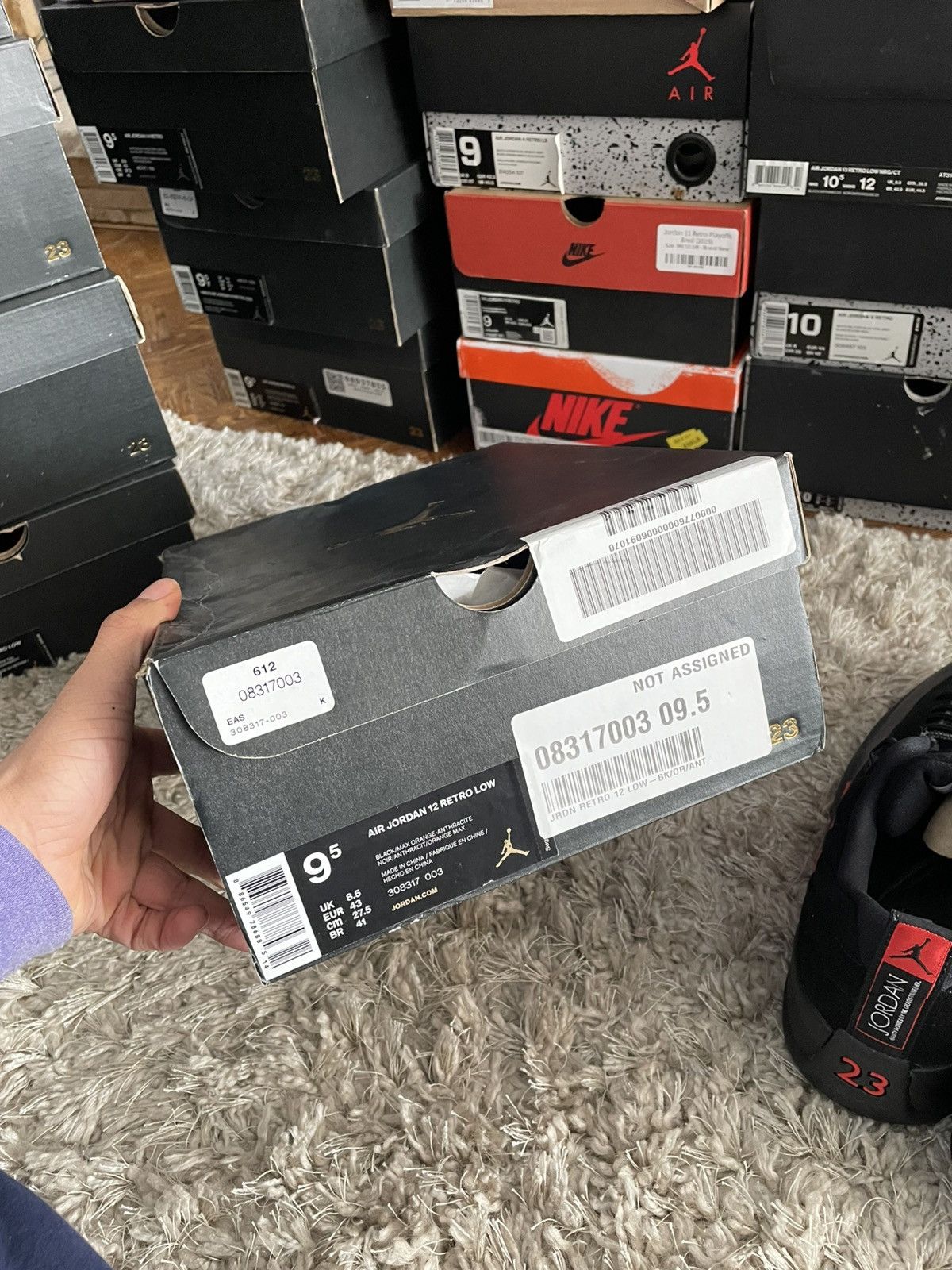 Jordan Brand Jordan 12 Low Max Orange Size US 9.5 / EU 42-43 - 9 Thumbnail