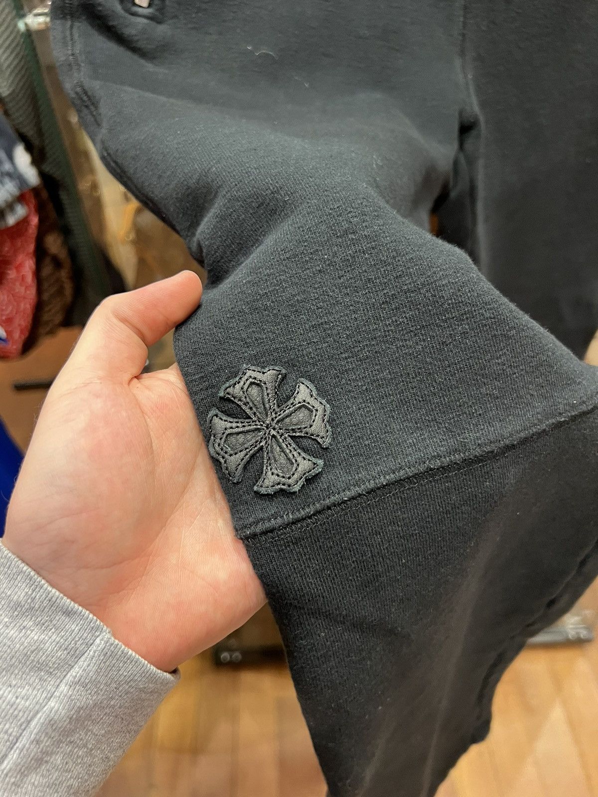 Chrome Hearts Chrome Hearts Y Not PPO embroidered leather patch sweatpant Size US 36 / EU 52 - 4 Thumbnail