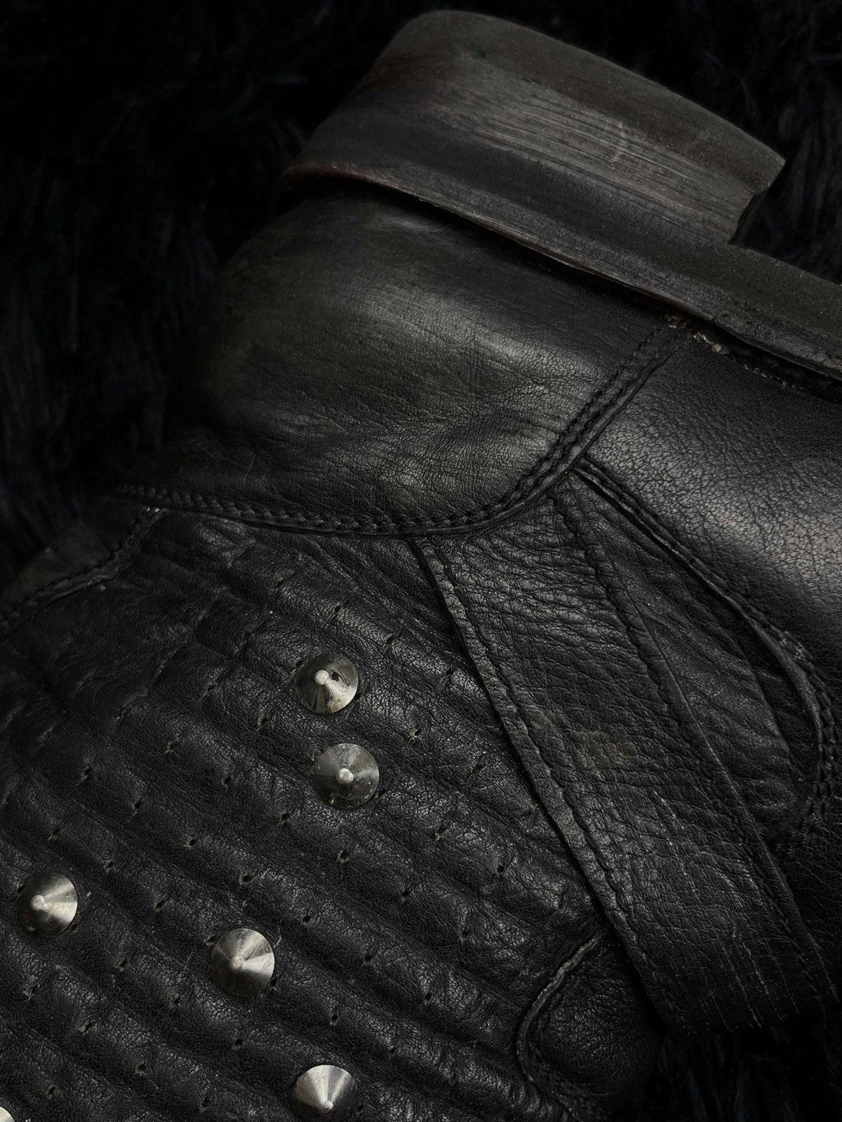 ASH ASH Archive Avant Garde Biker Leather Boots Size US 8 / EU 41 - 7 Thumbnail