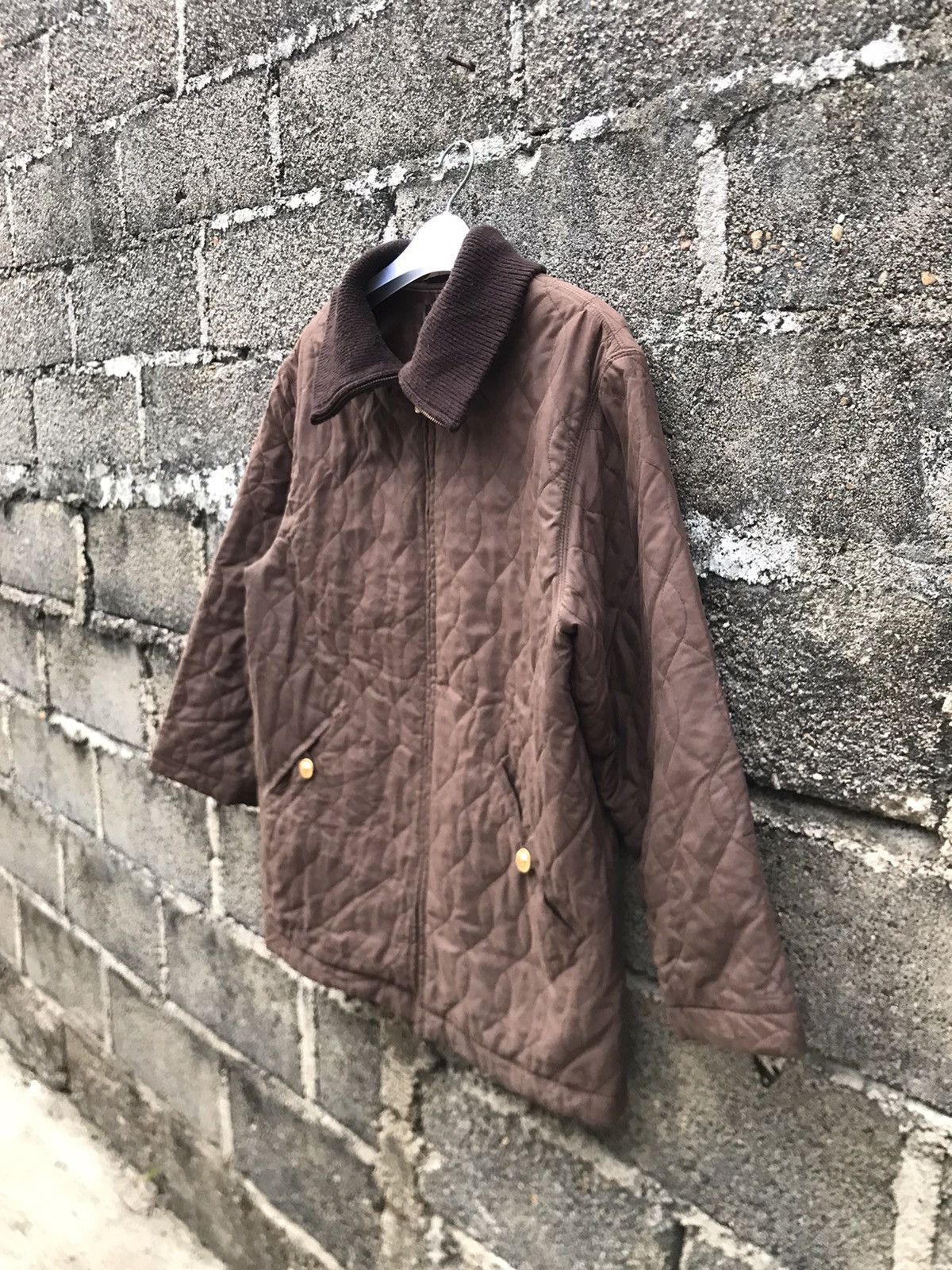 Japanese Brand × Valentino ⚡️Vintage Claudio Valentino Zipper Quilted Jacket Size US M / EU 48-50 / 2 - 3 Thumbnail