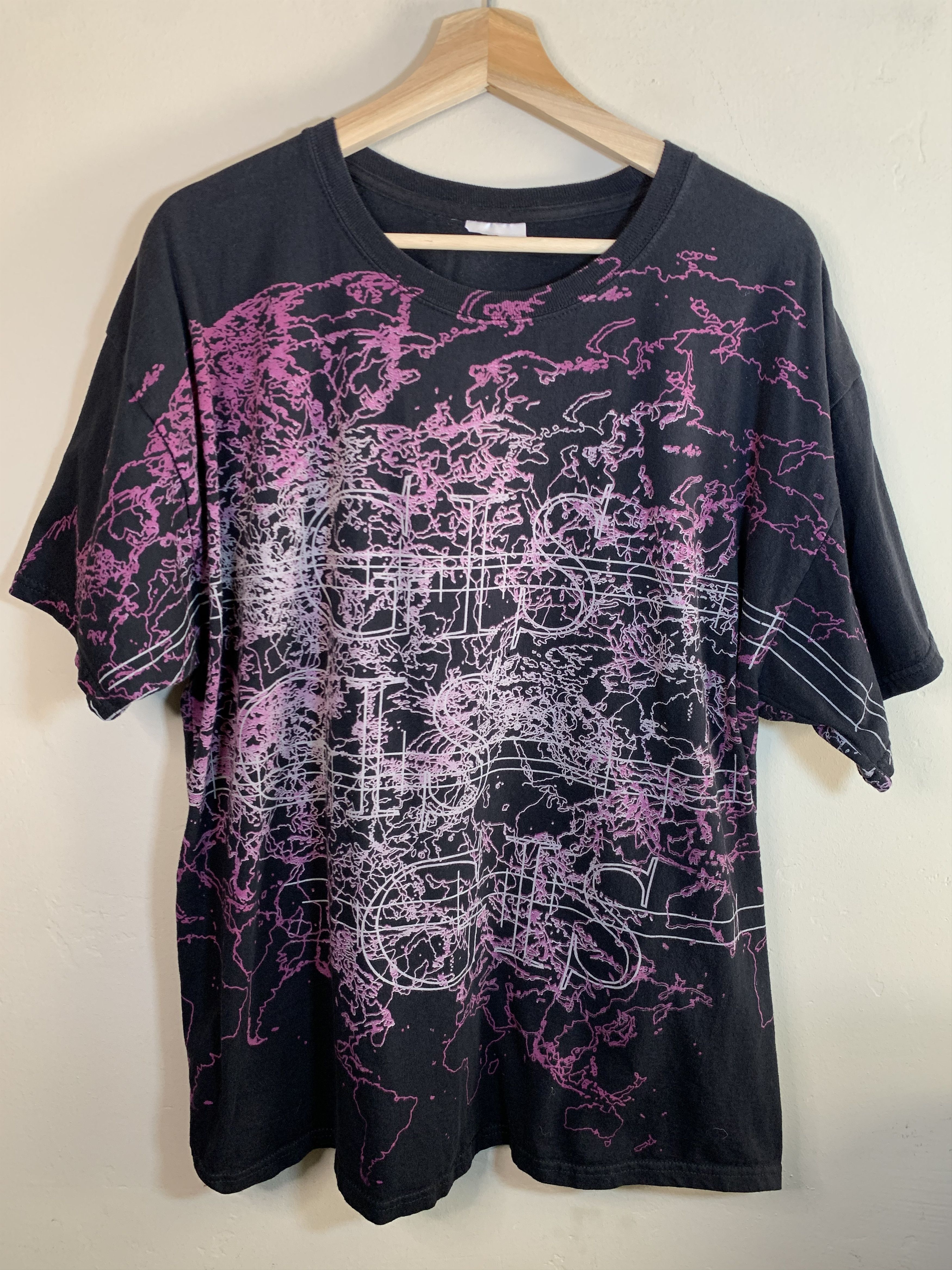 Vintage RARE Vintage GIS Geographic Info System Topography Art Shirt Size US XL / EU 56 / 4 - 1 Thumbnail