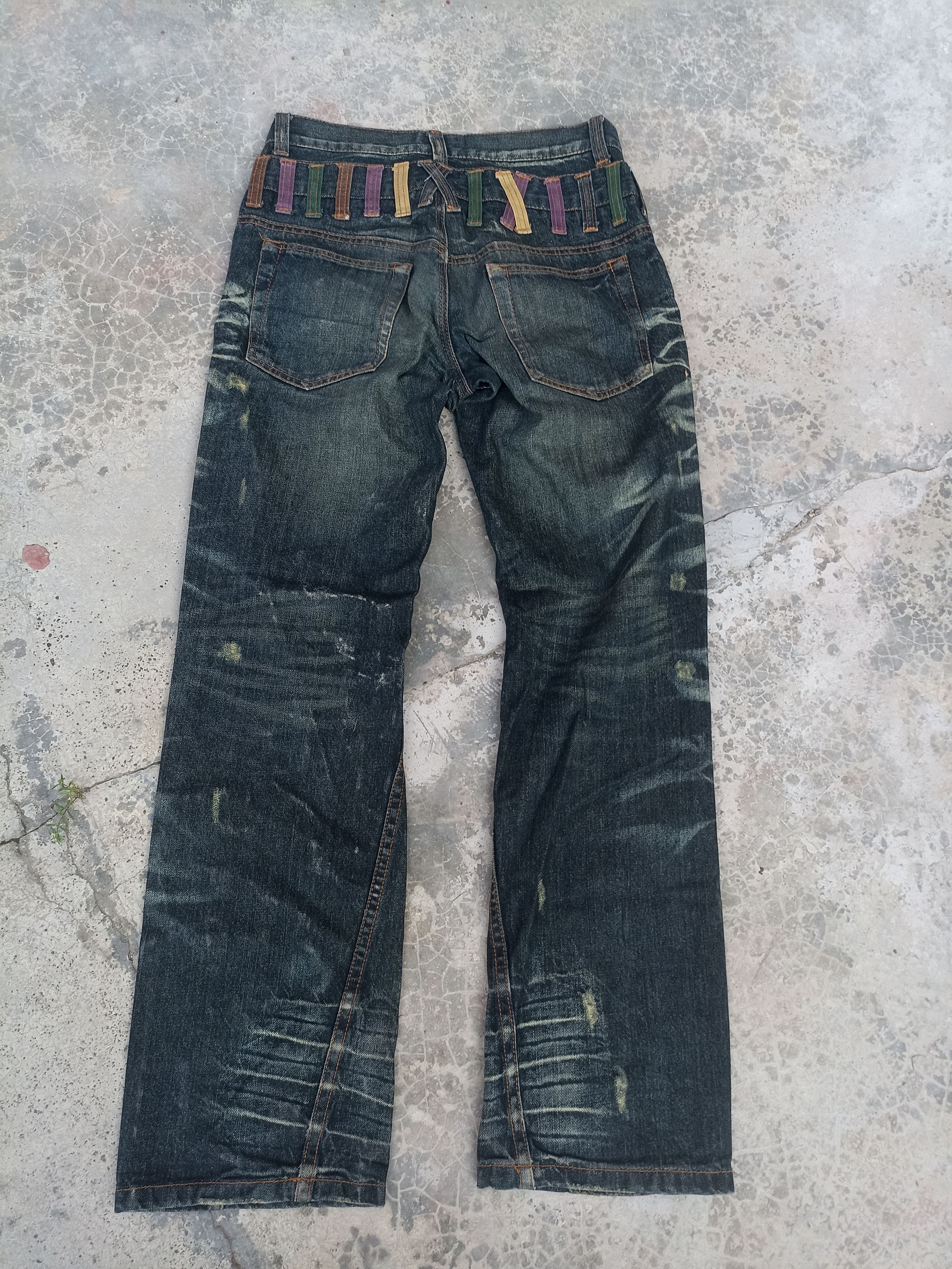If Six Was Nine Nylaus jeans if six was nine distressed double waist Size US 31 - 9 Thumbnail