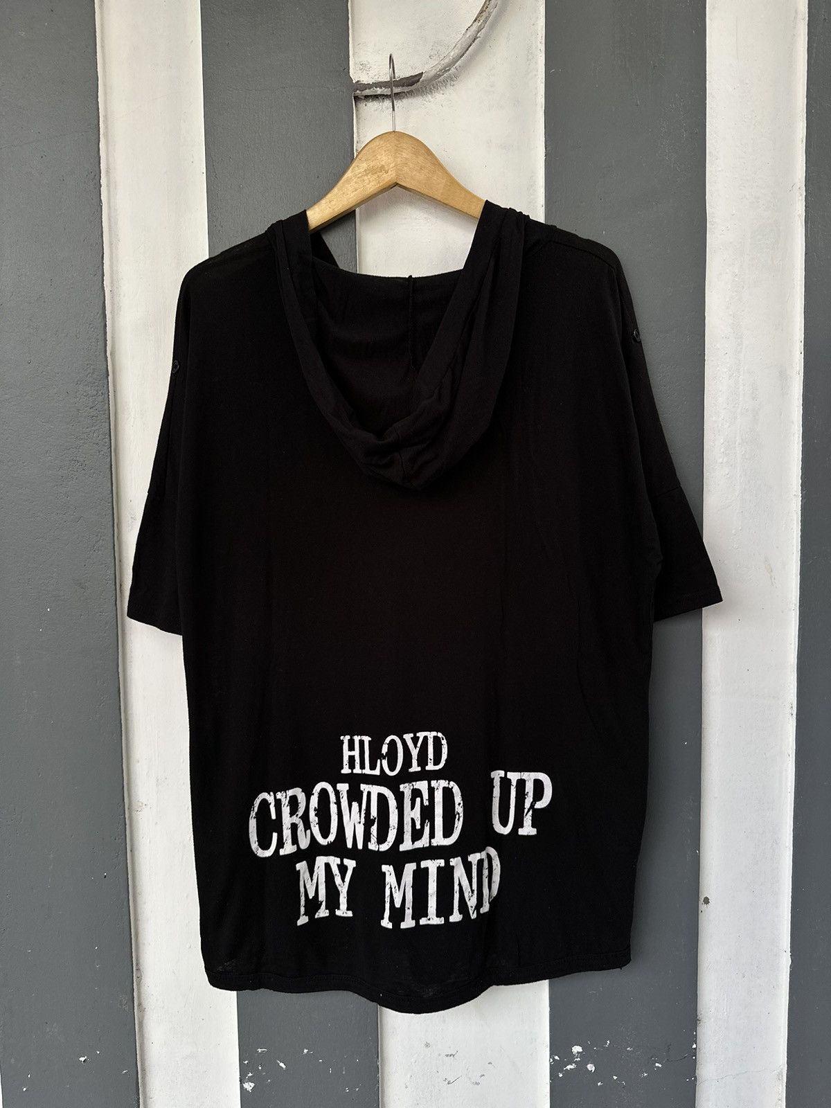 Japanese Brand PUNK GOTHIC STYLE CLOSE.UP HLOYD CROWDED UP MY MIND HOODIE Size US XL / EU 56 / 4 - 2 Thumbnail
