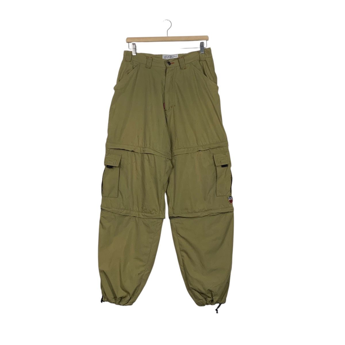 ECKO 3 Ways Detachable Cargo Green Sweatpants #1835-C80