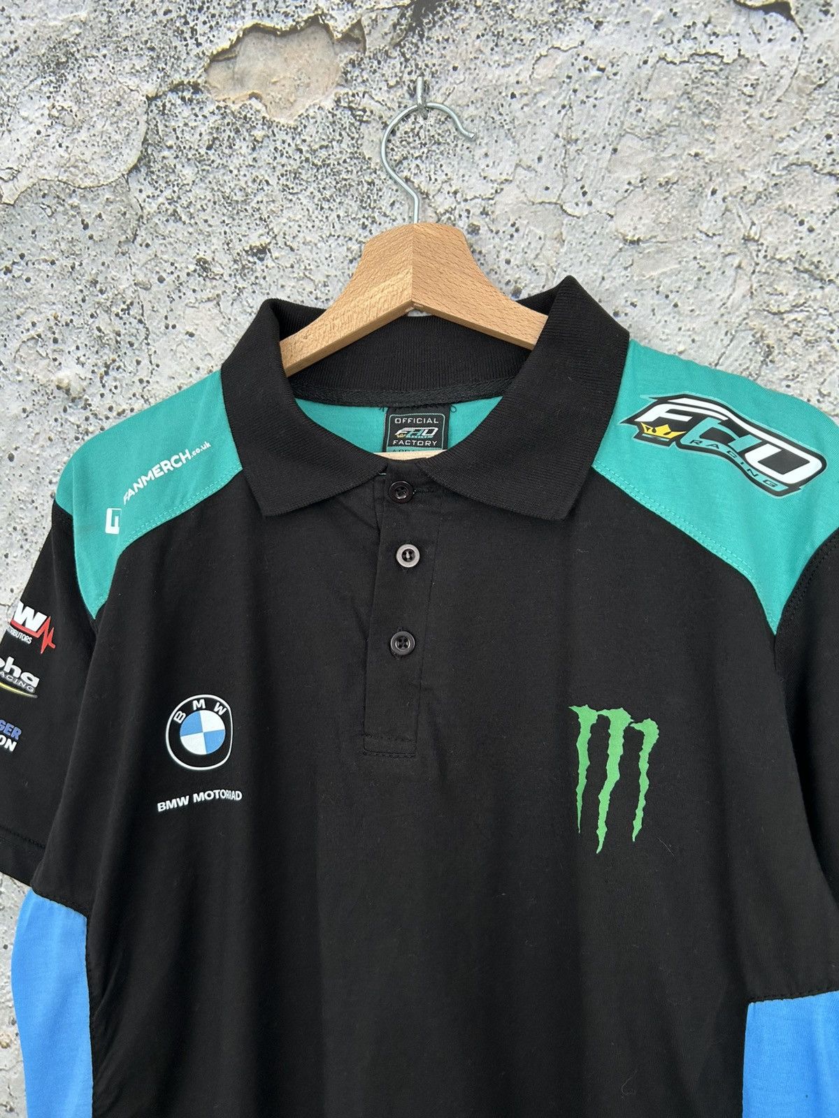BMW BMW Motorrad Monster Racing Polo Tee Sport Hype Rare Size US S / EU 44-46 / 1 - 3 Thumbnail