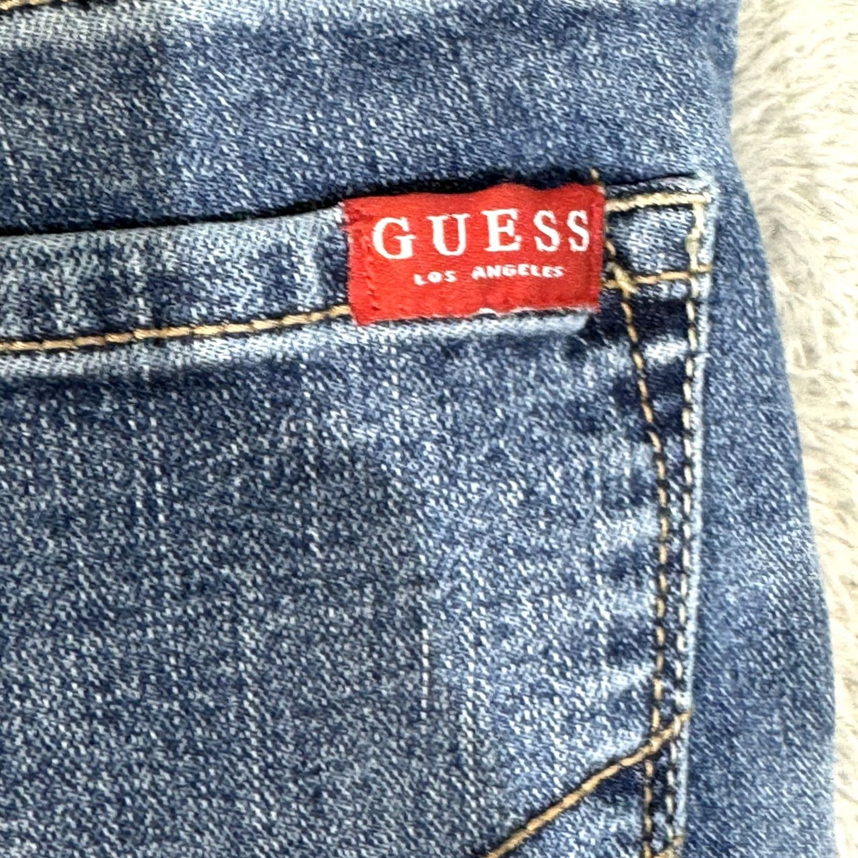 Guess Guess Lincoln Jeans Men 32x30 Blue Denim Slim Straight Mid Rise Size US 32 / EU 48 - 5 Thumbnail