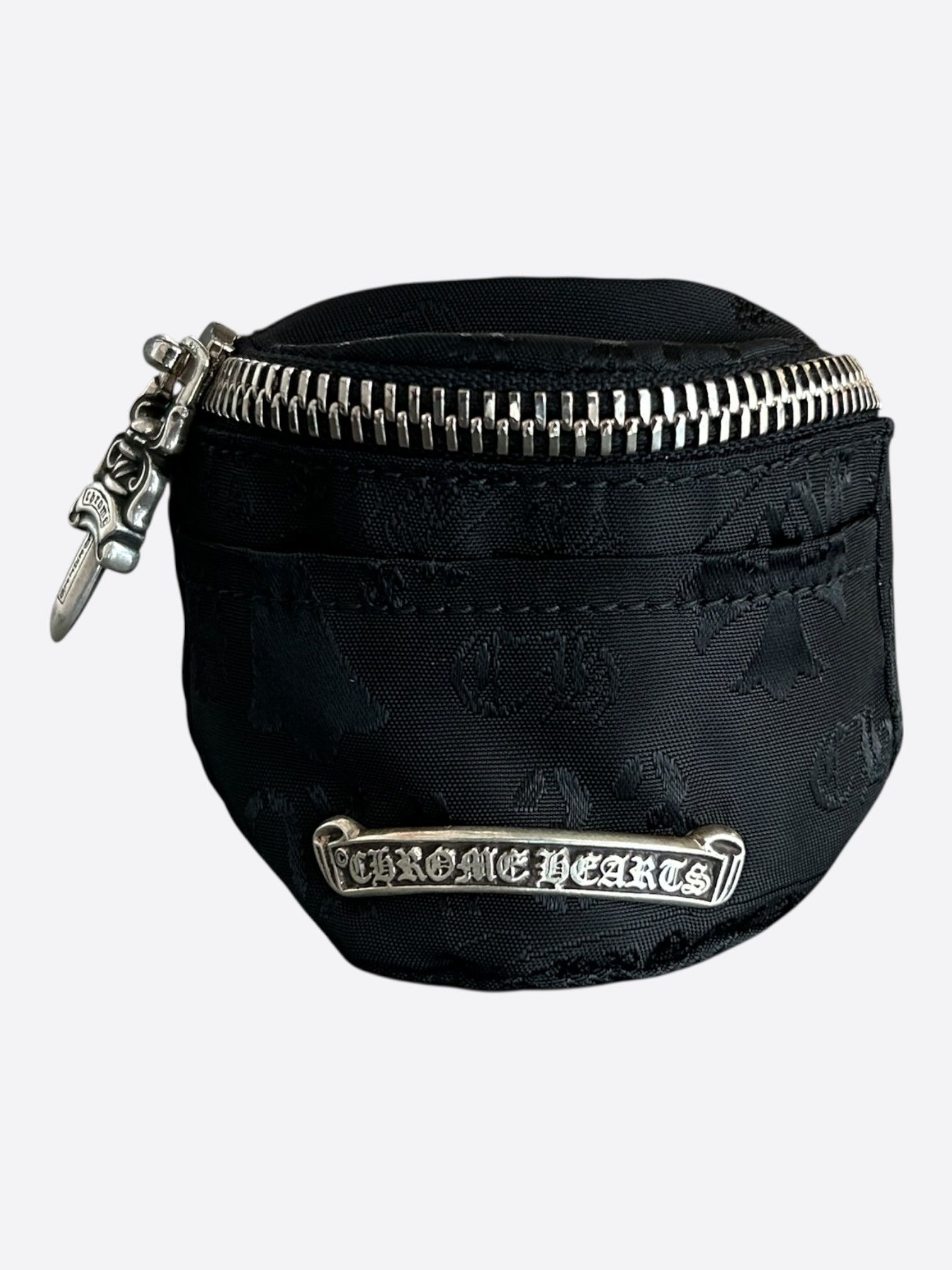 Chrome Hearts Chrome Hearts Black Stencil Nylon Wrist Bag Size ONE SIZE - 1 Thumbnail