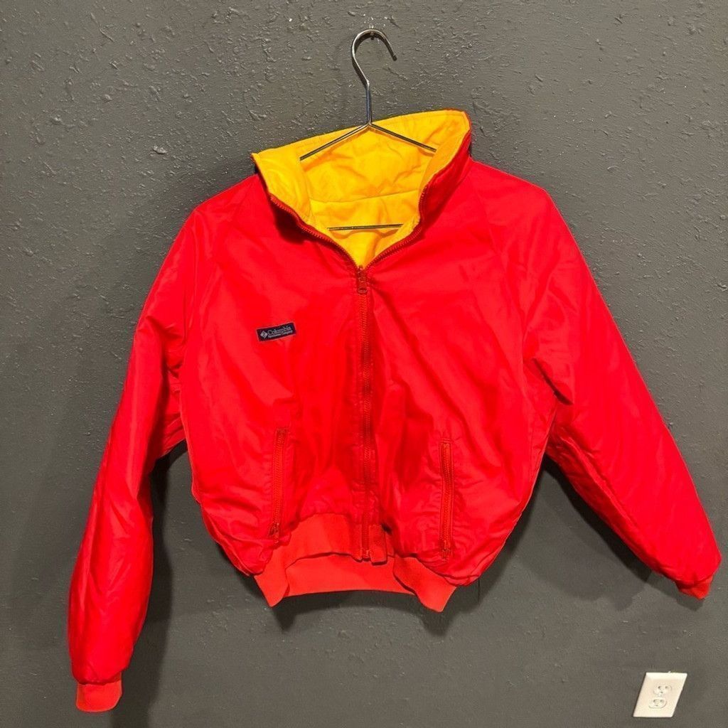Columbia Men’s Columbia Reversible Puffer Jacket in Yellow and Red Size US L / EU 52-54 / 3 - 4 Thumbnail