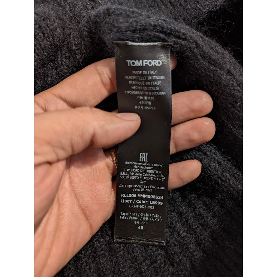 Tom Ford o1rshd1 CC20 Cardigan in Gray Size US M / EU 48-50 / 2 - 16 Thumbnail