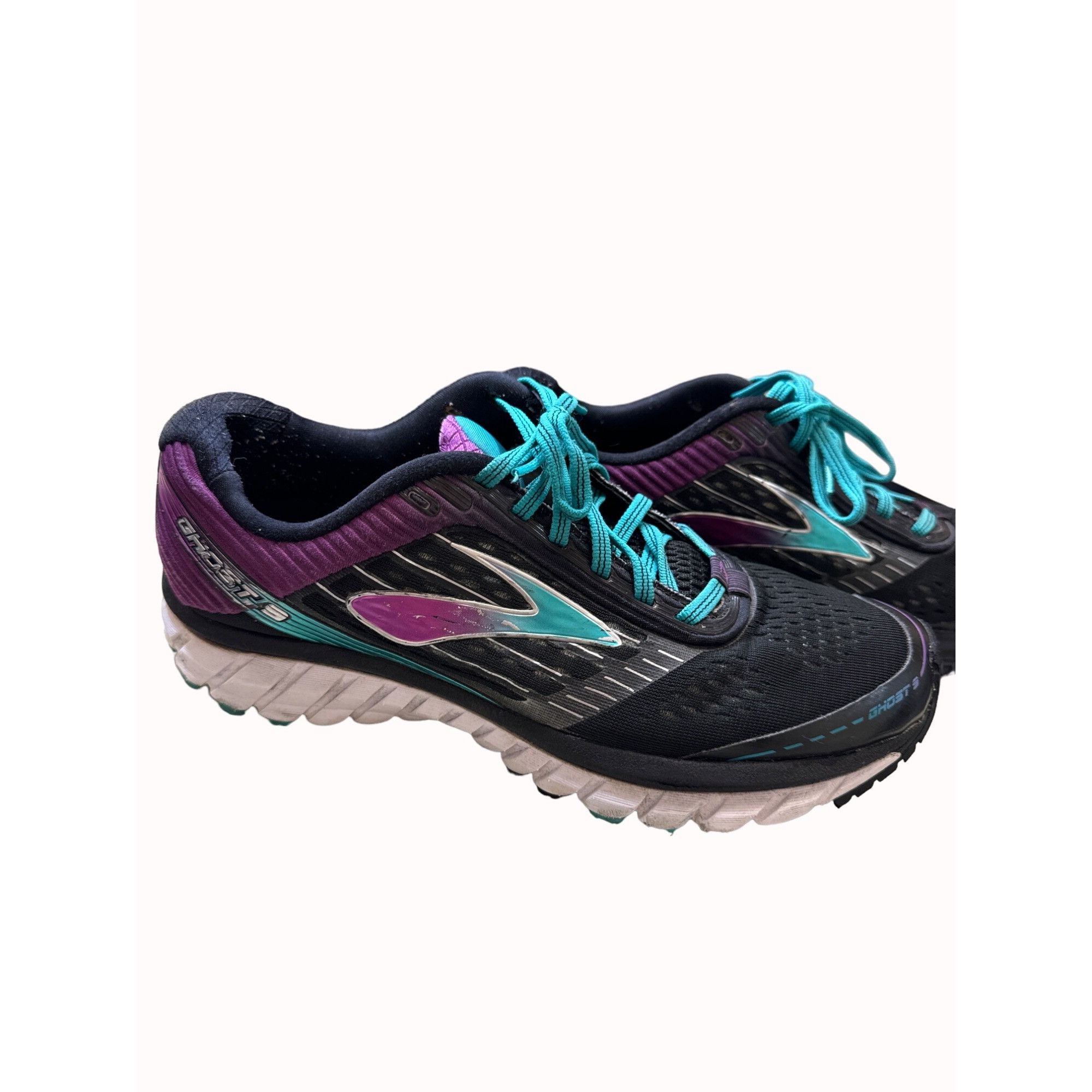 Brooks Brooks Ghost women’s black pink running athletic shoe sneake Size US 9.5 / IT 39.5 - 3 Thumbnail