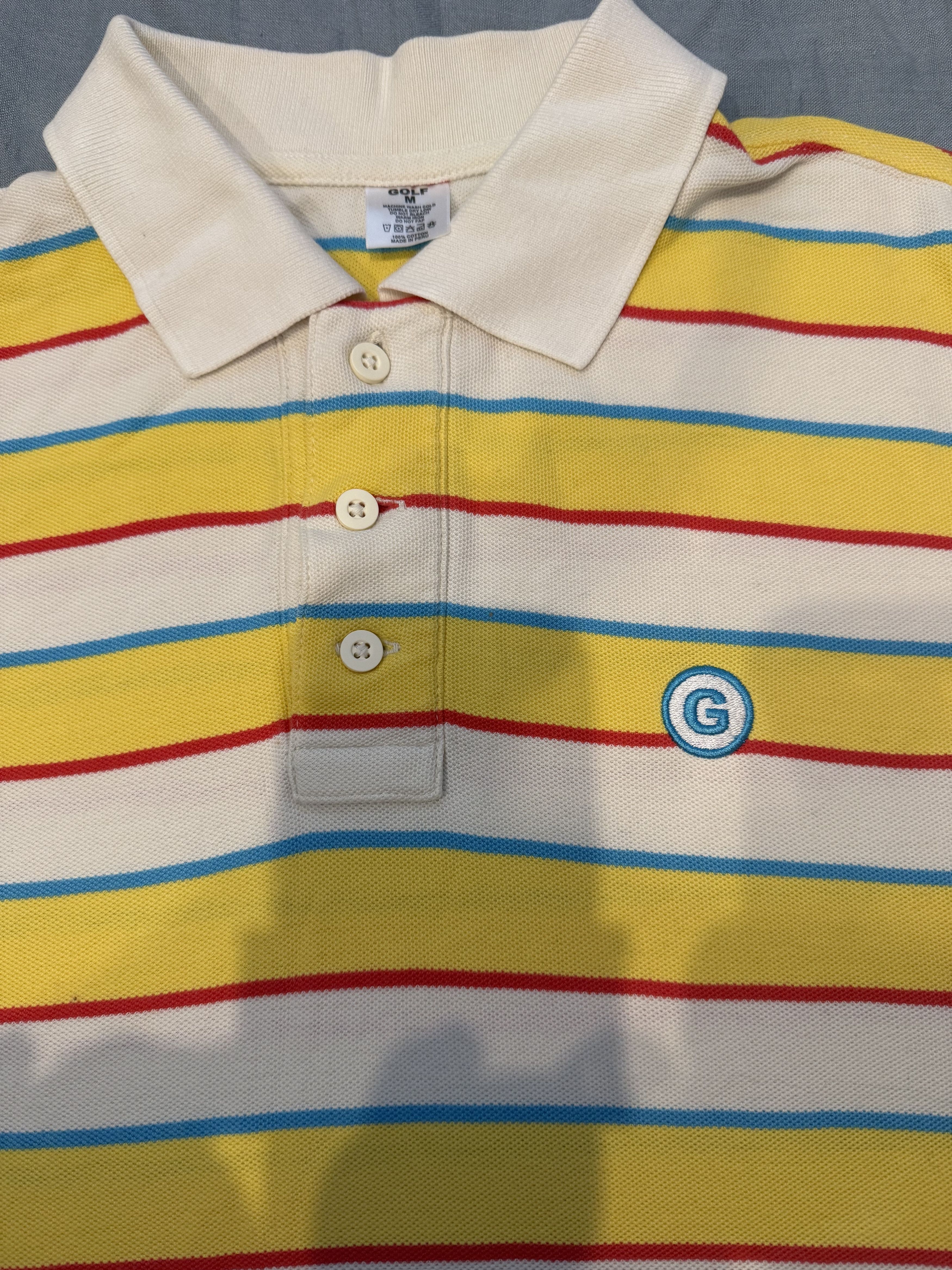 Golf Wang 2016 Striped "eric" Polo Size US M / EU 48-50 / 2 - 2 Thumbnail
