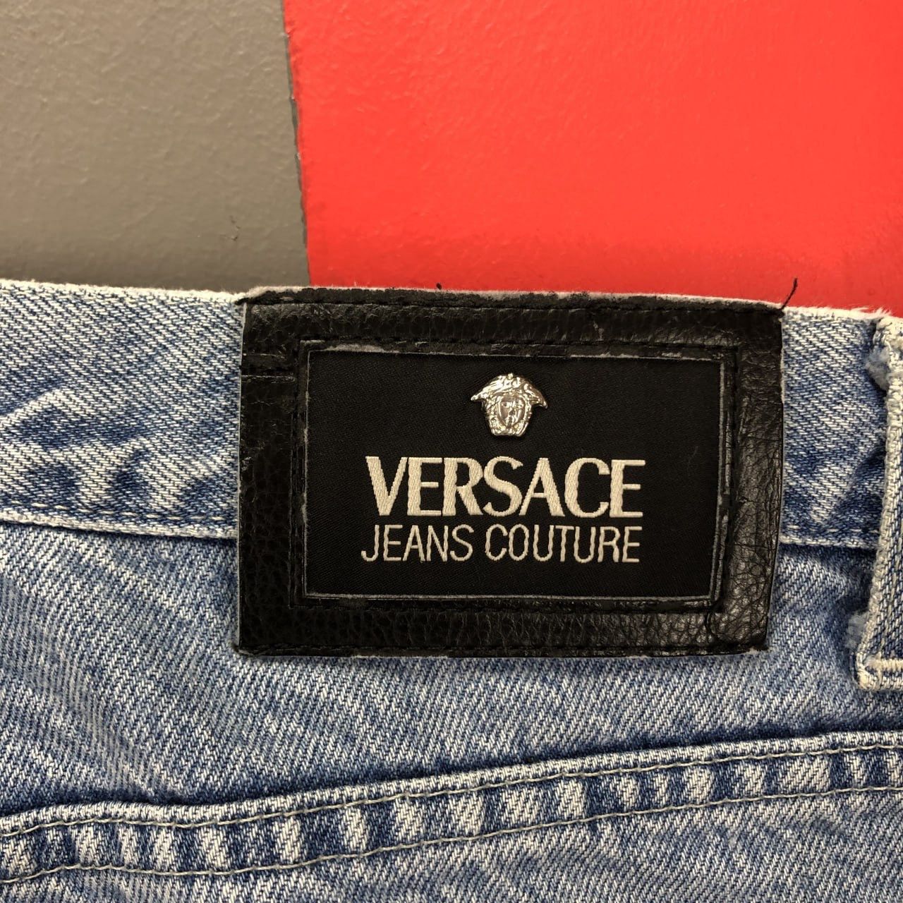 Versace VERSACE Medusa Washed Denim Jeans #1055/AK Size US 36 / EU 52 - 19 Thumbnail