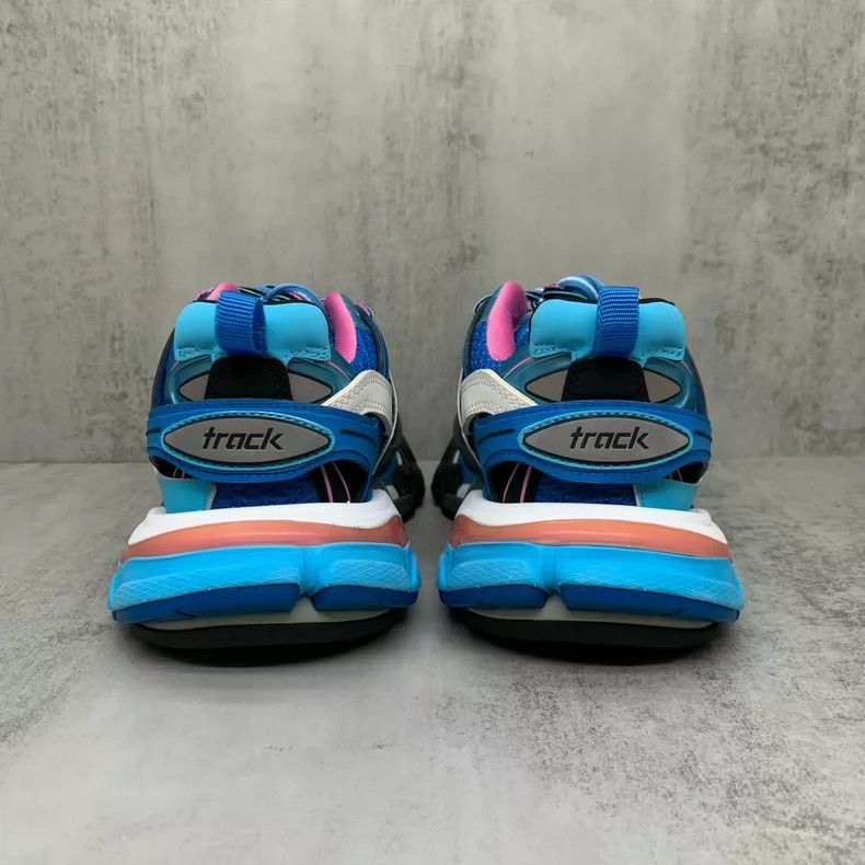Balenciaga Balenciaga Track Sneakers in Blue and Pink-2505 Size US 5 / EU 37 - 5 Thumbnail