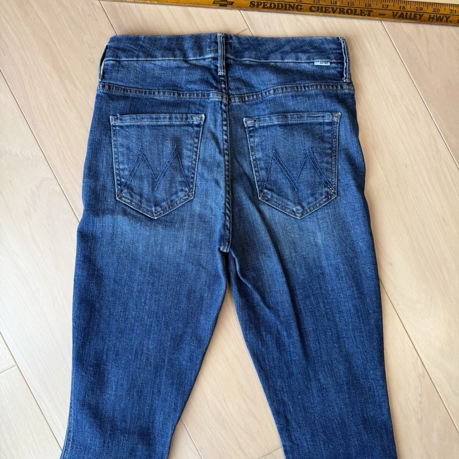 MOTHER Mother High Waisted Double Looker Ankle Fray Jeans W 27 Size 27" / US 4 / IT 40 - 9 Thumbnail