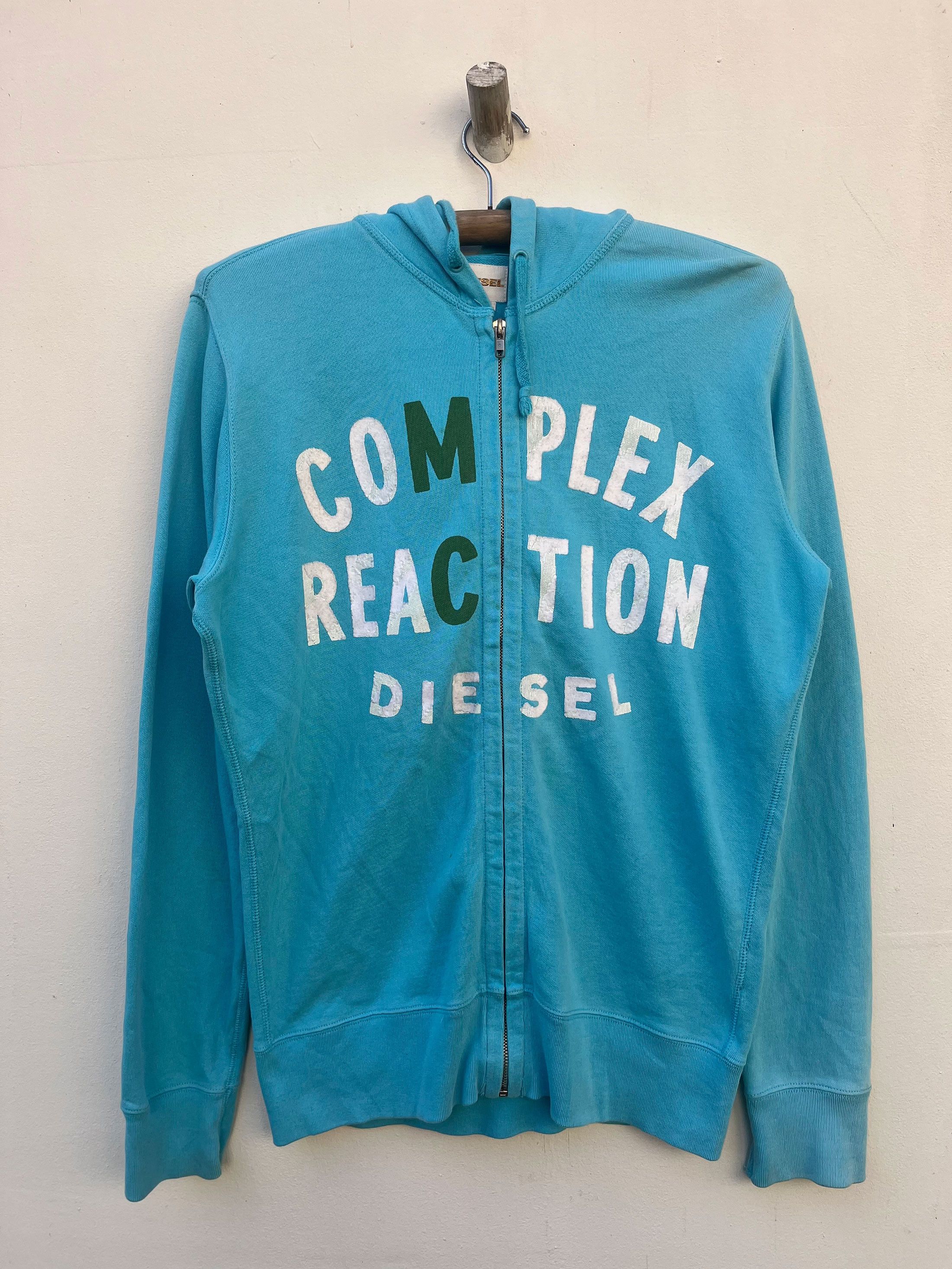 Diesel Diesel y2k 2000s Zipper Hooded Sweatshirt Sweater Size US M / EU 48-50 / 2 - 1 Thumbnail