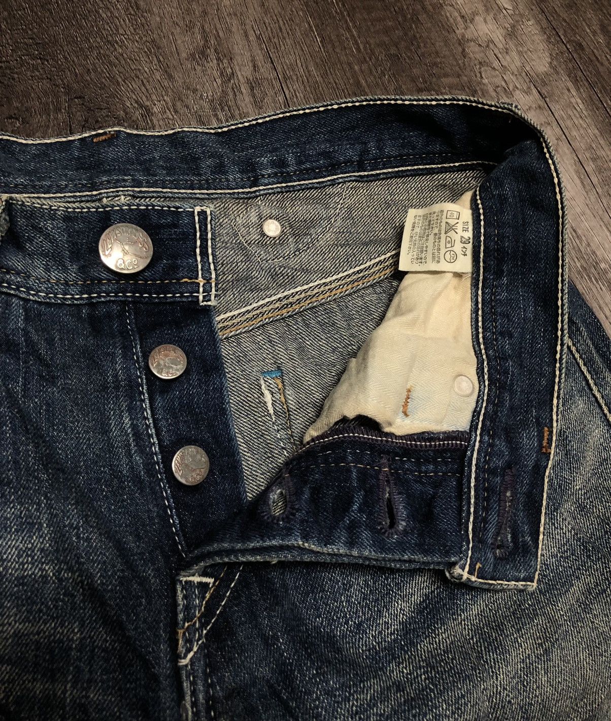Levi's Vintage Clothing Vintage Levi's Strauss & Co Half Selvedge Jeans (Unisex) Size US 29 - 12 Thumbnail