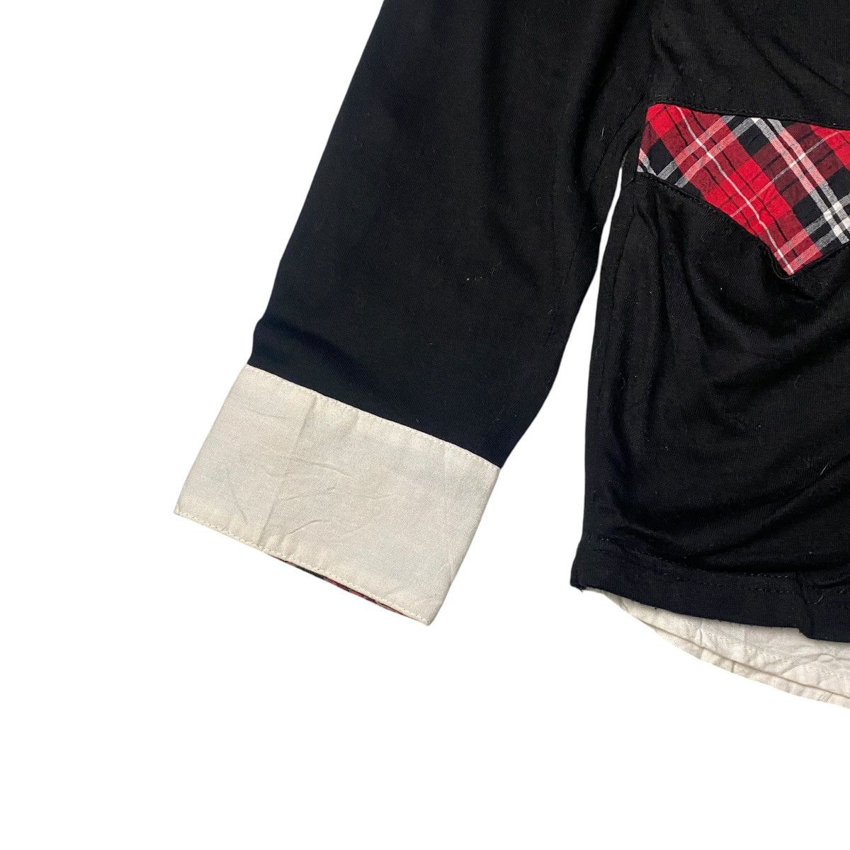 If Six Was Nine 2000's Sorridere Gothic Double Layer Hoodie L/S Size US M / EU 48-50 / 2 - 6 Thumbnail