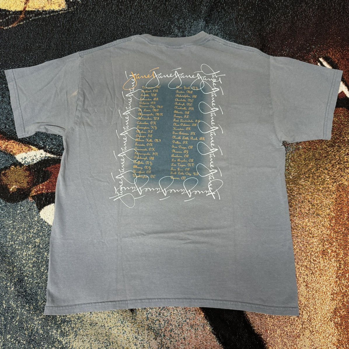 Band Tees × Rap Tees × Vintage Vintage Janet Jackson Tour Tee Blue Size US L / EU 52-54 / 3 - 5 Thumbnail