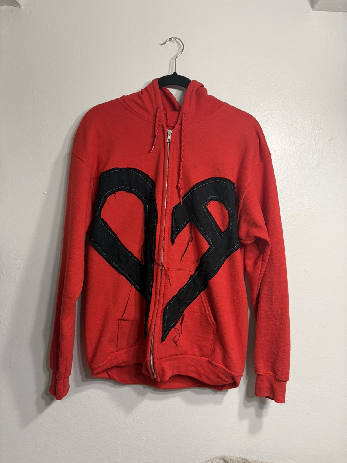 Other Y2K Cross Zip Up Hoodie Avant Garde Style Opium Rare USA L