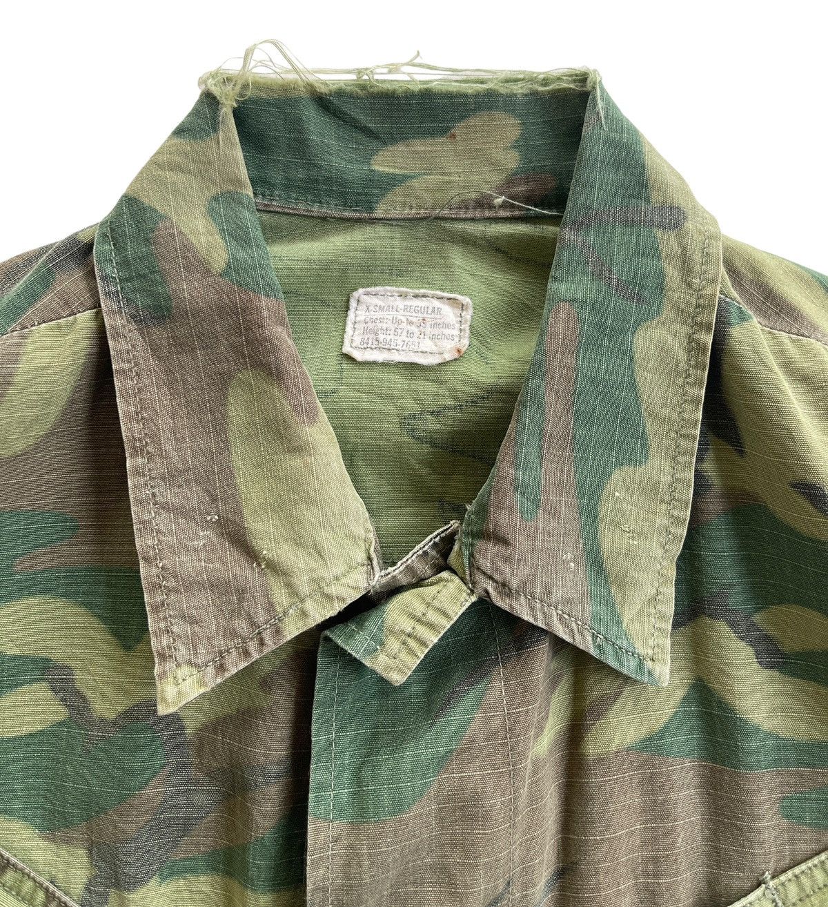 Vintage Vintage Military Third Pattern Lowland ERDL Camo Jacket Size US XS / EU 42 / 0 - 10 Thumbnail