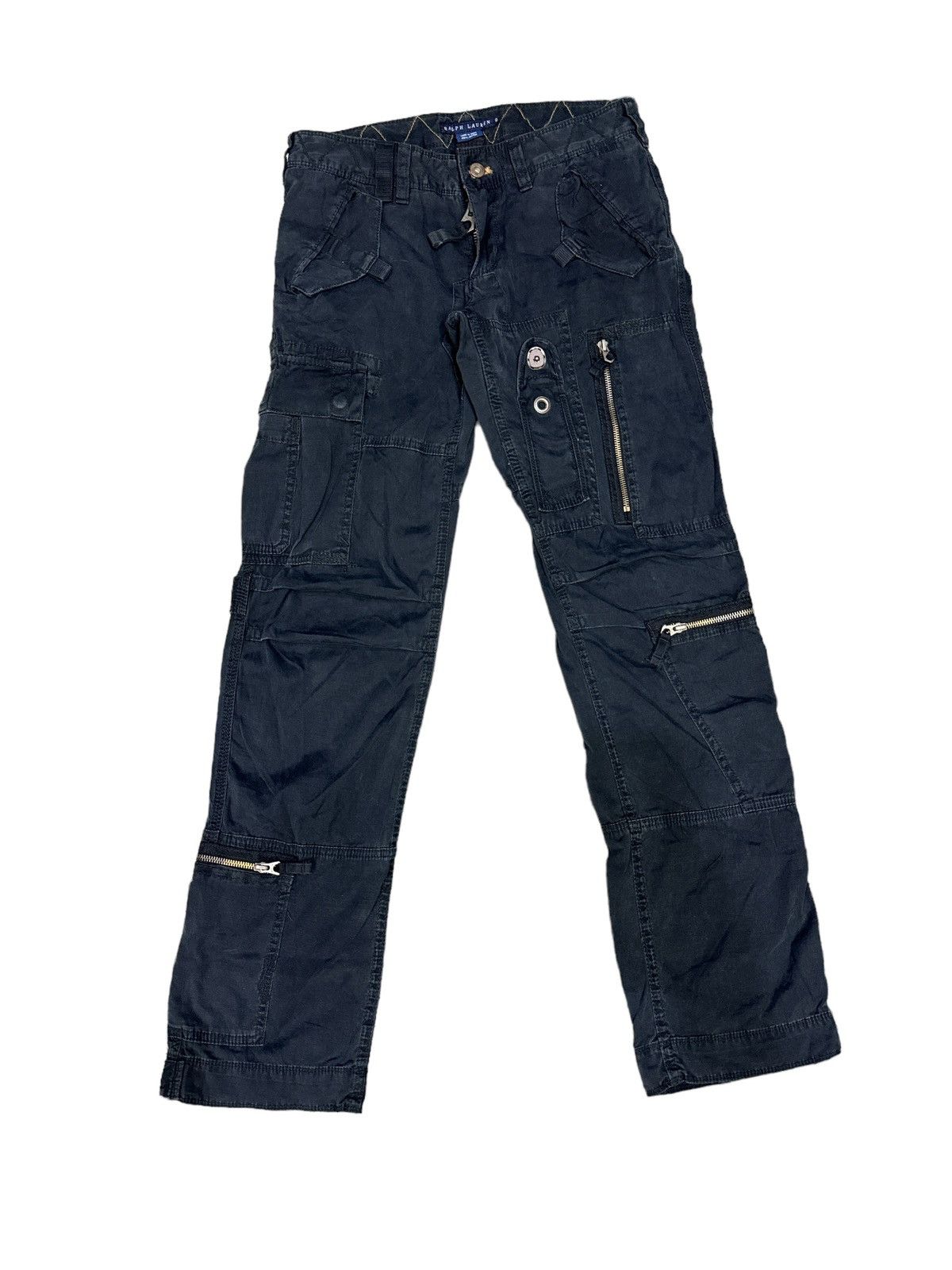 Polo Ralph Lauren × Vintage VTG POLO RALPH LAUREN 8 POCKETS CARGO PANTS Size US 31 - 1 Thumbnail
