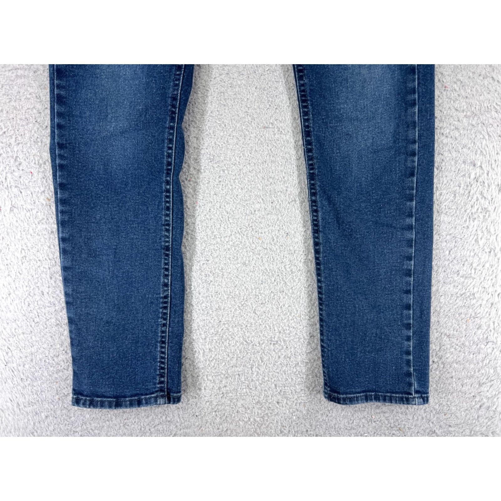 Levi's Levis Jeans Women 27x26 Black Cotton Denim Skinny Mid Rise 5-Pocket Stretch Regular 27in Waist Size 30" / US 8 / IT 44 - 2 Thumbnail
