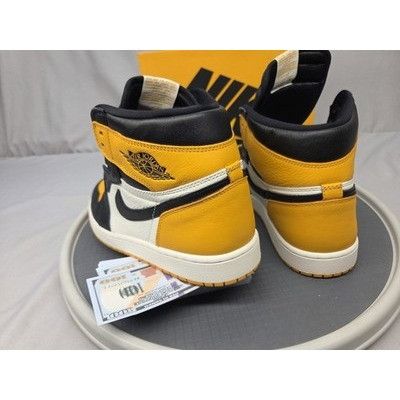 Jordan Brand Nike Air Jordan 1 High OG Taxi Yellow Toe Men’s Size 12 5550 Size US 12 / EU 45 - 11 Thumbnail