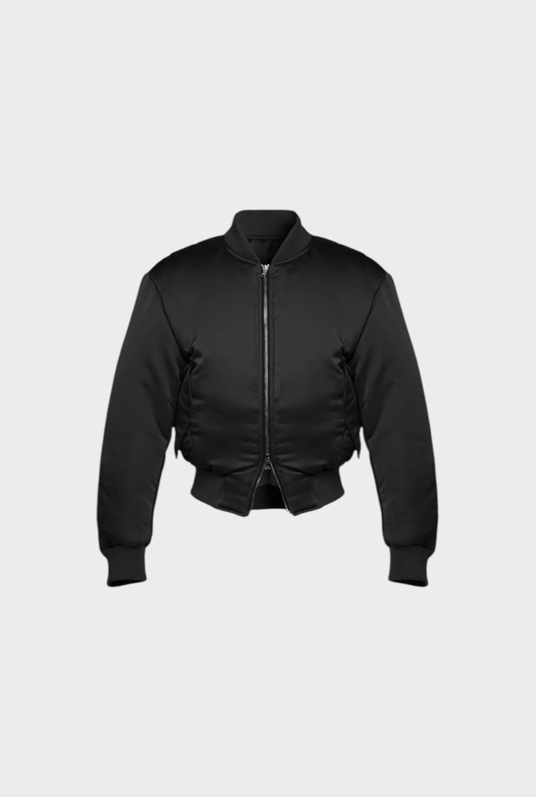 Vuja De Max Satin Pillow Bomber Jacket