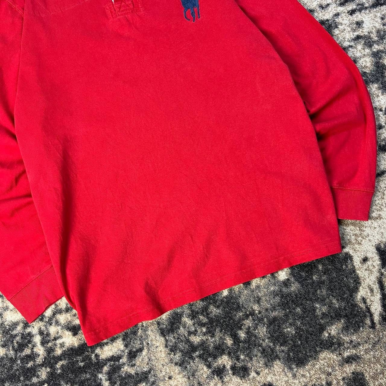 Polo Ralph Lauren Polo Ralph Lauren Luxury Big Logo Rugby Long Sleeve Size US XXL / EU 58 / 5 - 3 Thumbnail