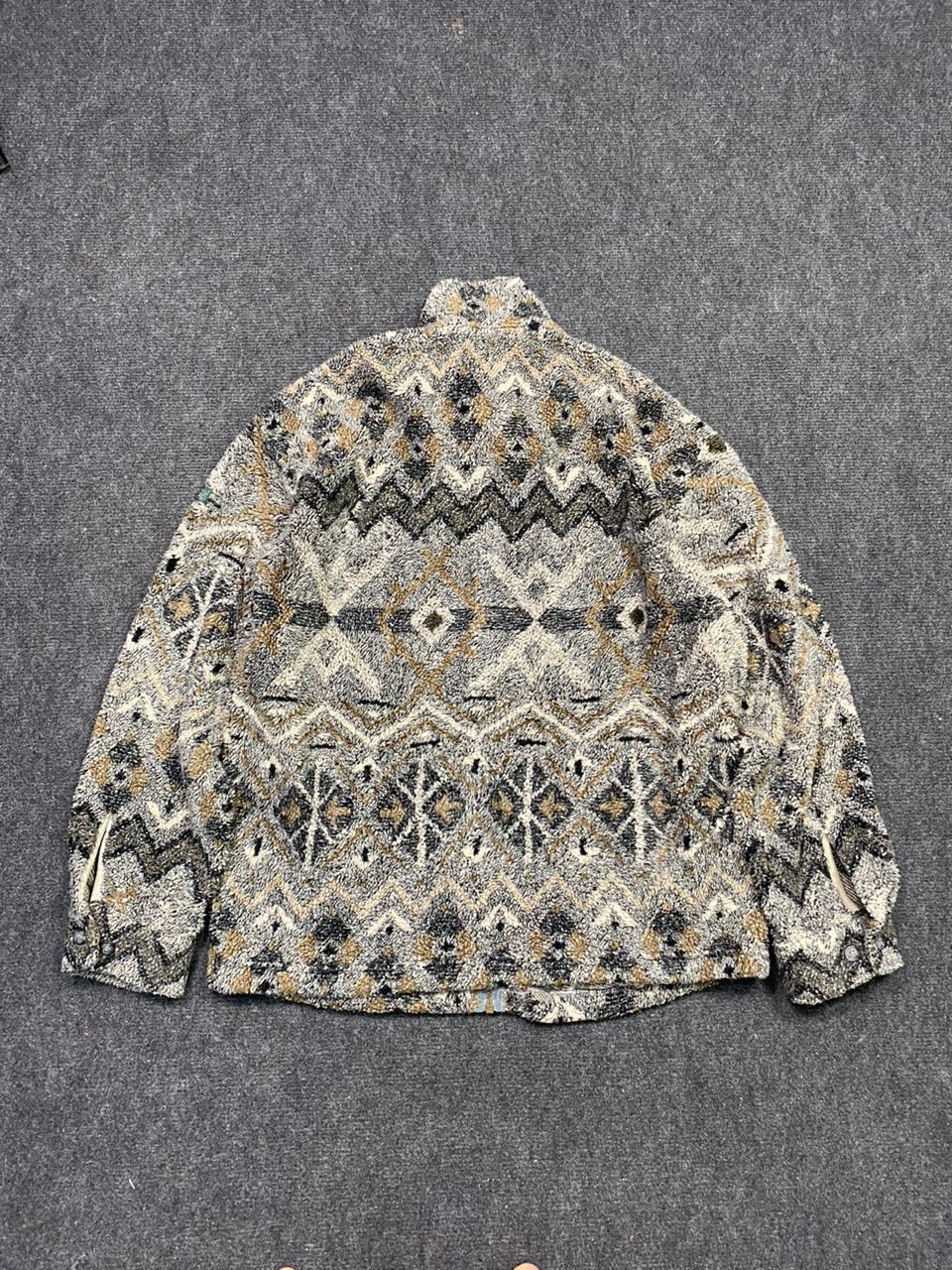 Roots Roots Deep Pile Fleece Geometrical Outdoor Jacket Size US M / EU 48-50 / 2 - 11 Thumbnail
