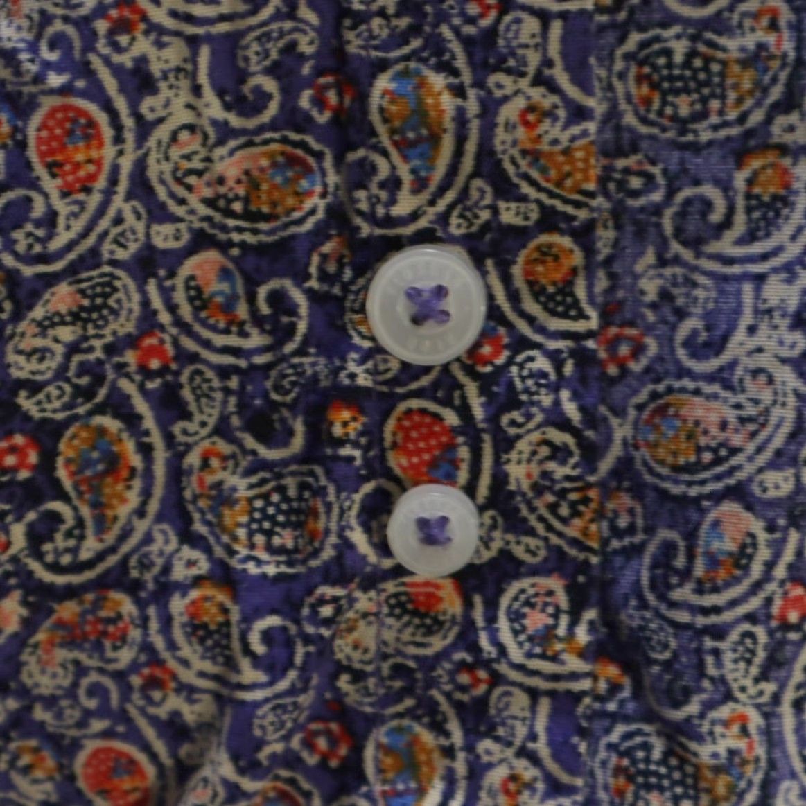 Vintage Alan Flusser Cotton Paisley Long Sleeve Button Up Shirt Men’s XL Size US XL / EU 56 / 4 - 7 Thumbnail