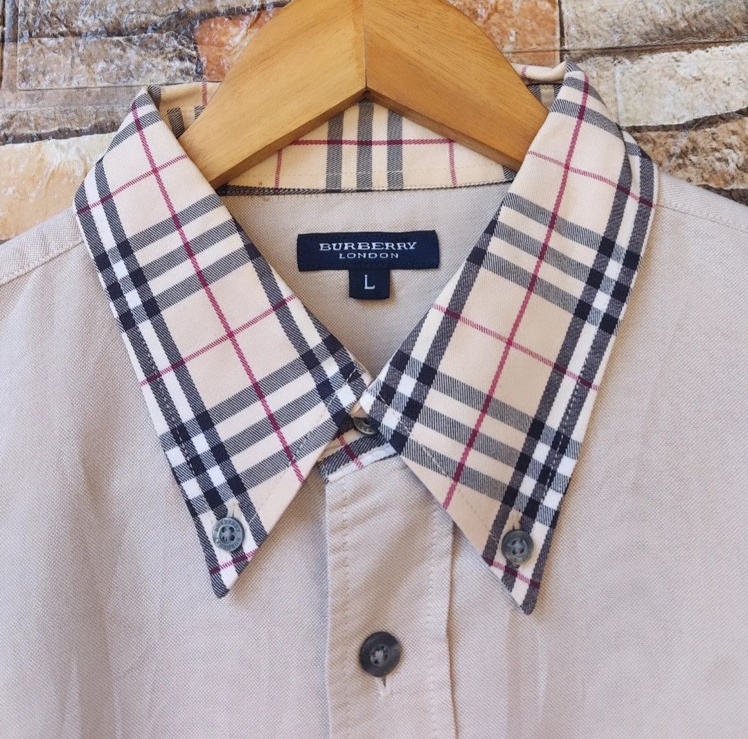 Burberry Burberry Long Sleeve Button Shirt Size US L / EU 52-54 / 3 - 4 Thumbnail