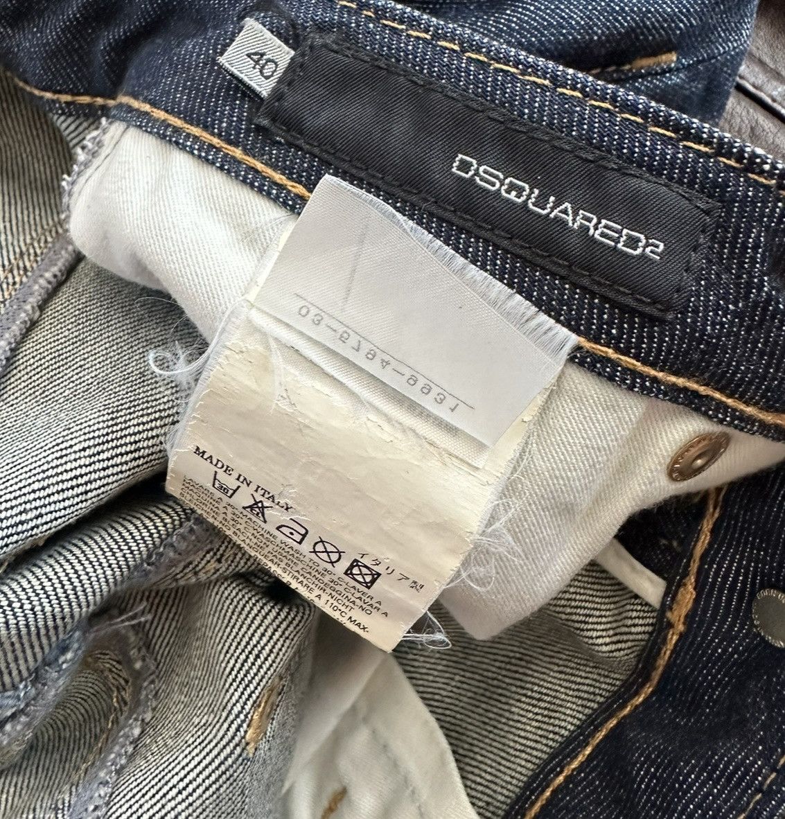 Dsquared2 Dsquared2 Dark Denim Jeans Size 27" / US 4 / IT 40 - 3 Thumbnail
