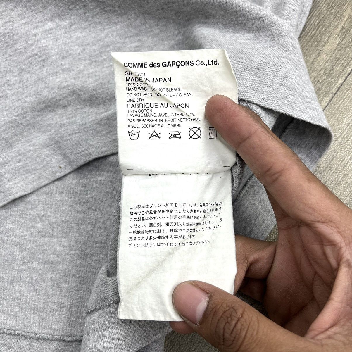 10 Corso Como × Comme des Garcons SOLD🚨 Comme des Garcons 10 Corso Como CDG Grey Tshirt Size US M / EU 48-50 / 2 - 6 Thumbnail