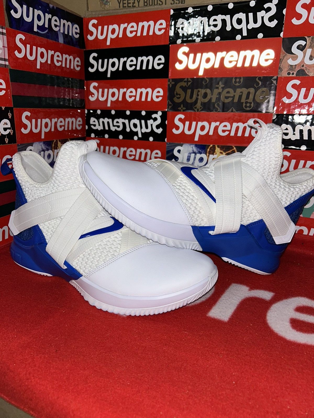 Nike Nike LeBron Soldier 12 TB 'White Game Royal' AT3872-107 13 Size US 13 / EU 46 - 1 Thumbnail