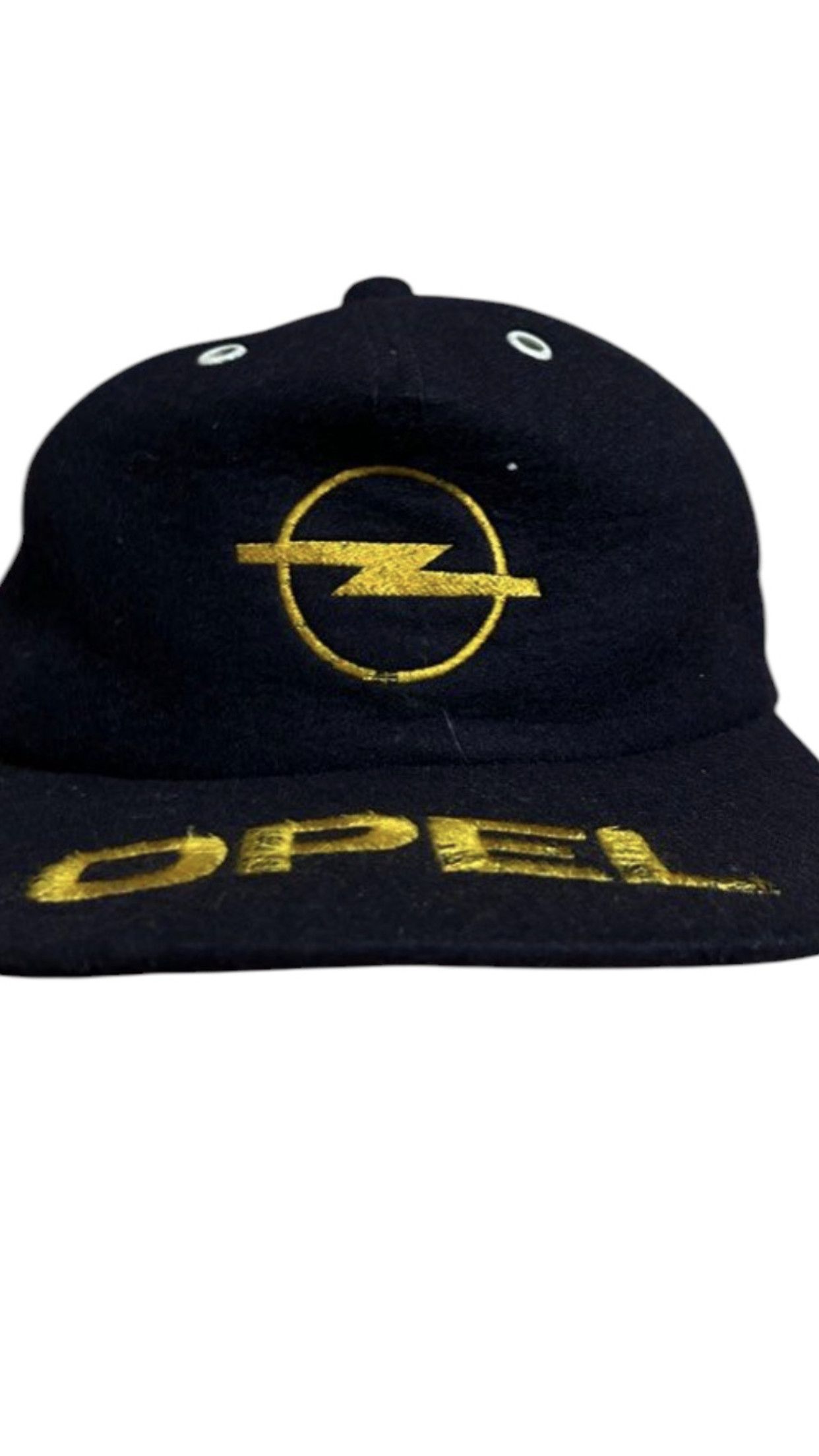 Vintage Vintage Opel Gold Embroidery Wool Cap Hat Size ONE SIZE - 4 Thumbnail