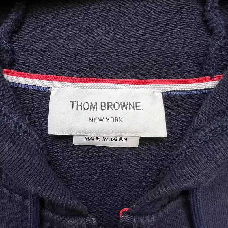 Thom Browne Thom Browne Zippered hooded hoodie Size US S / EU 44-46 / 1 - 3 Thumbnail