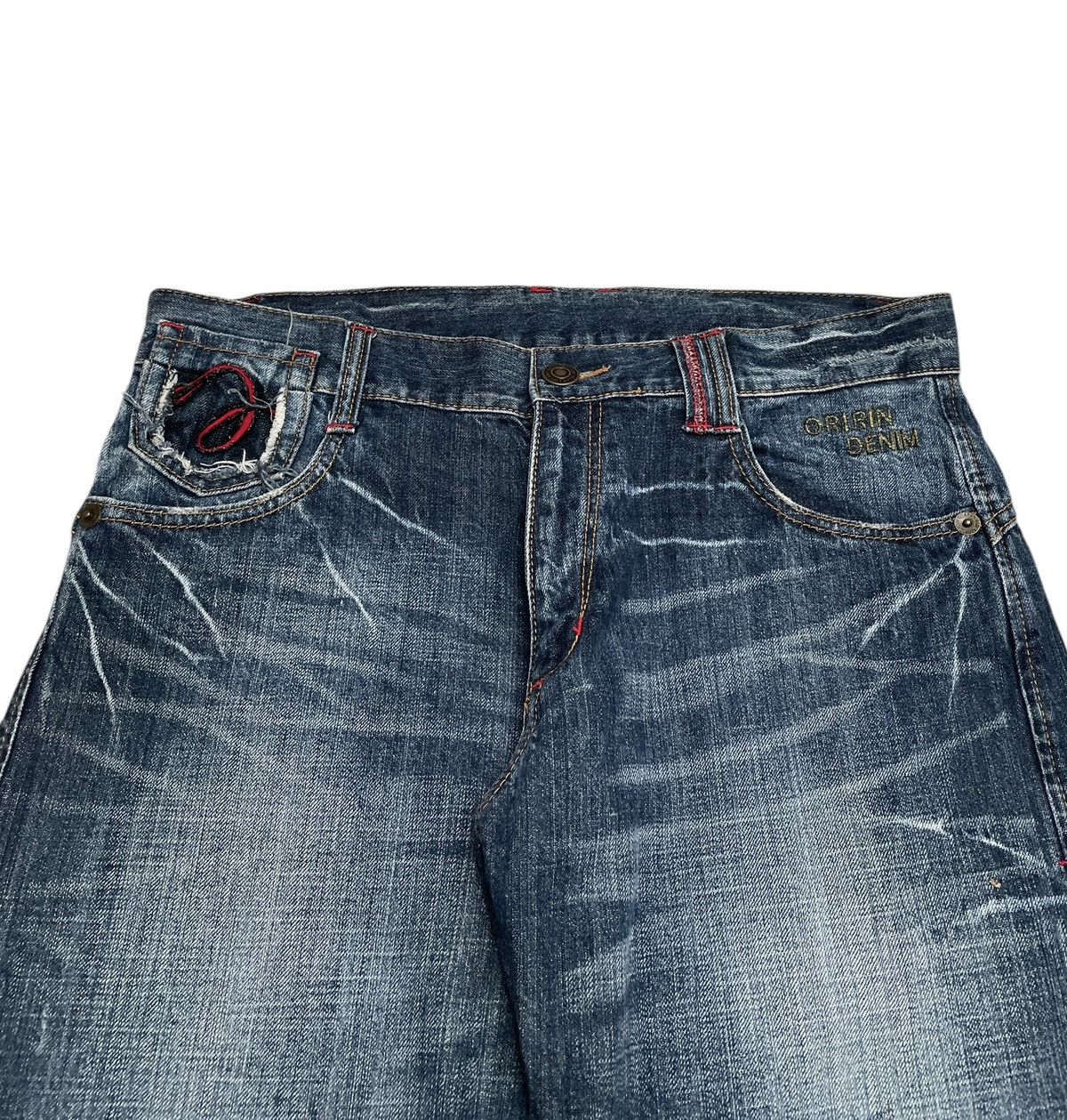 If Six Was Nine × Japanese Brand Rare Design Vintage Japanese Brand Oririn Jeans 1990s Size US 34 / EU 50 - 3 Thumbnail
