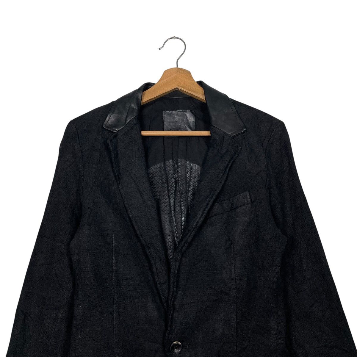 Isamu Katayama Backlash Isamu Katayama Backlash Linen Leather Jacket Size US S / EU 44-46 / 1 - 2 Thumbnail
