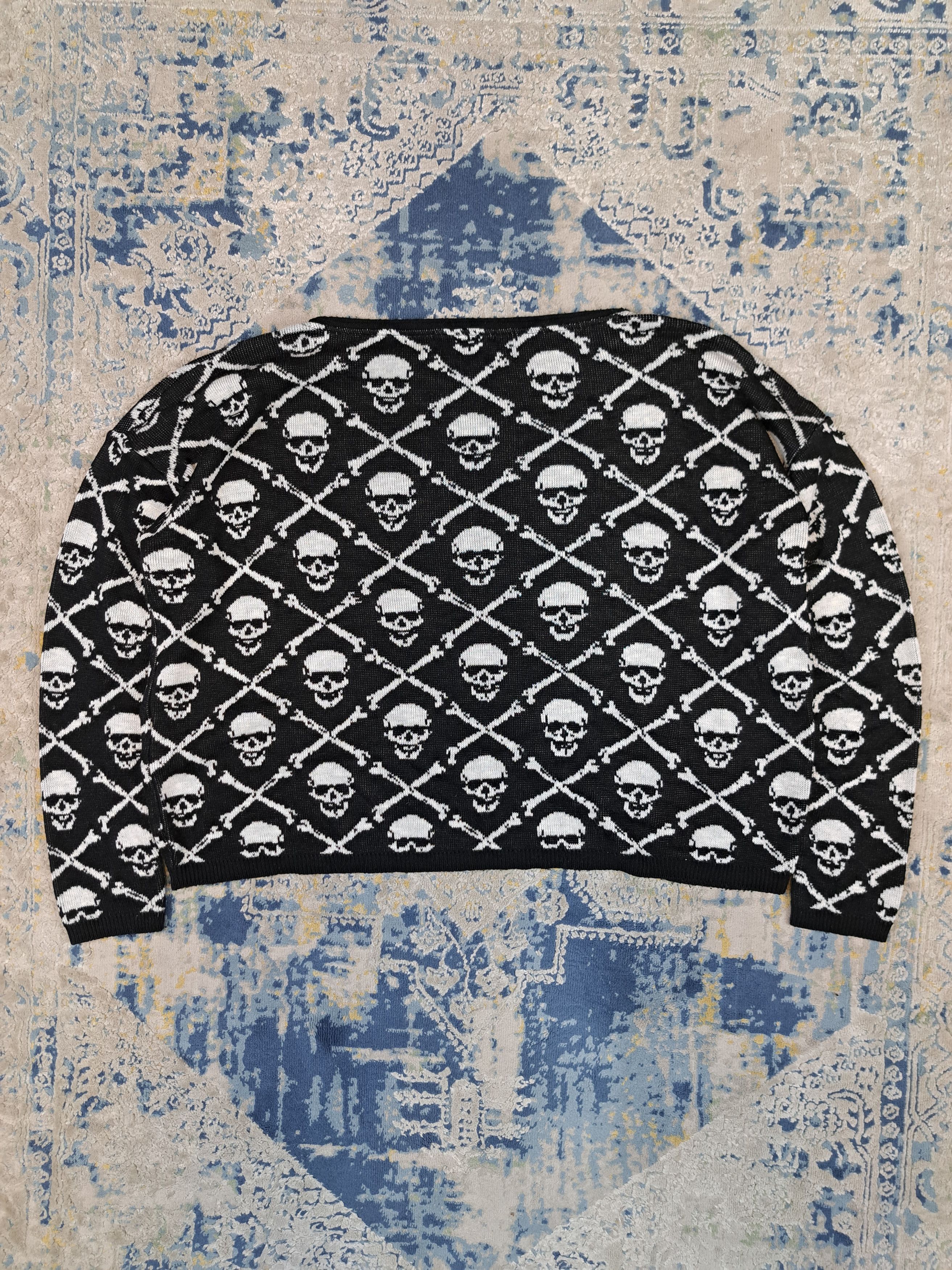 Ralph Lauren Very Rare Ralph Lauren US Made Skull Fullprint Knit Archive Size US M / EU 48-50 / 2 - 5 Thumbnail