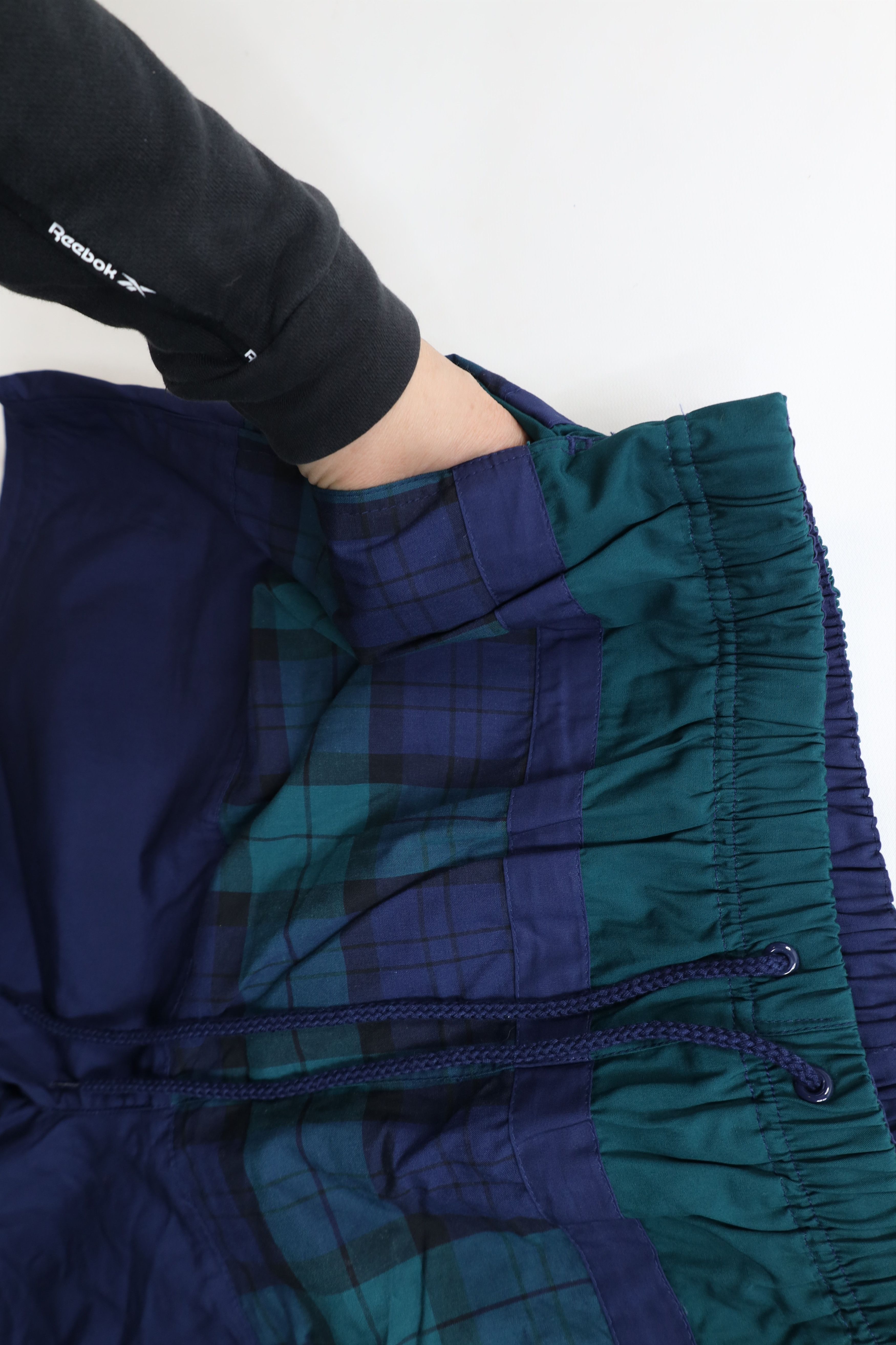 Vintage Vintage 90s Streetwear Block Plaid Lined Shorts Swim Trunks Size US 36 / EU 52 - 5 Thumbnail