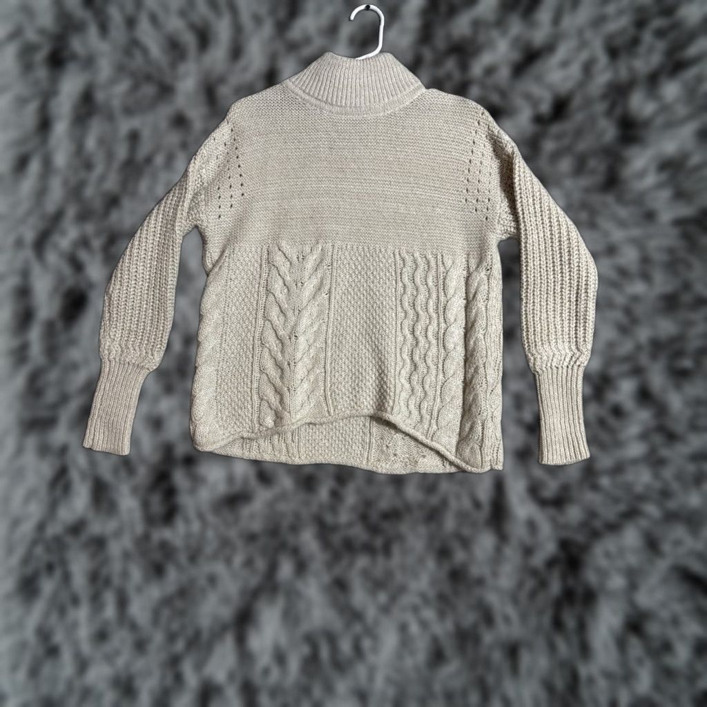 Vintage Simply Vera Vera Wang Sweater Womens Size M Cable Knit Scandinavian Lagenlook Size M / US 6-8 / IT 42-44 - 1 Thumbnail