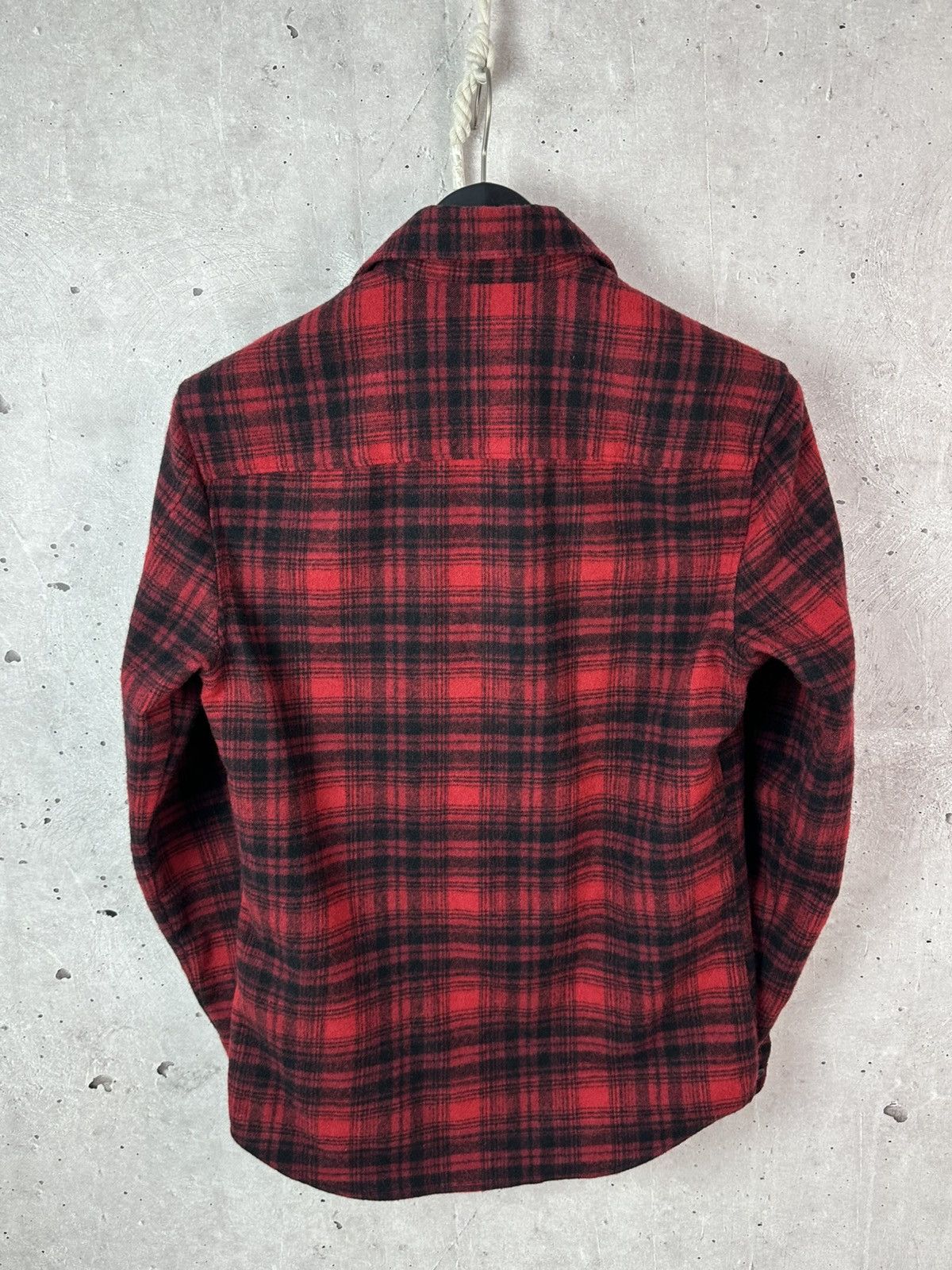 Reiss Reiss Kemper Wool Flannel Check Long Sleeve Button-up Shirt Size US S / EU 44-46 / 1 - 6 Thumbnail