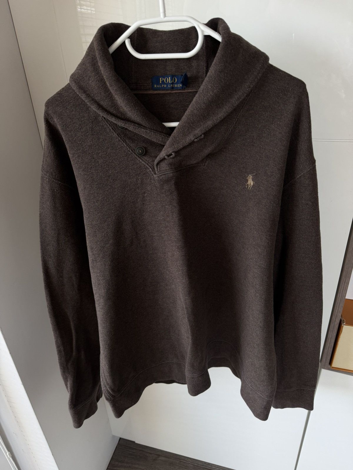 Polo Ralph Lauren Vintage Polo Ralph Lauren Embroidered Logo High Neck Sweater Size US XL / EU 56 / 4 - 1 Thumbnail
