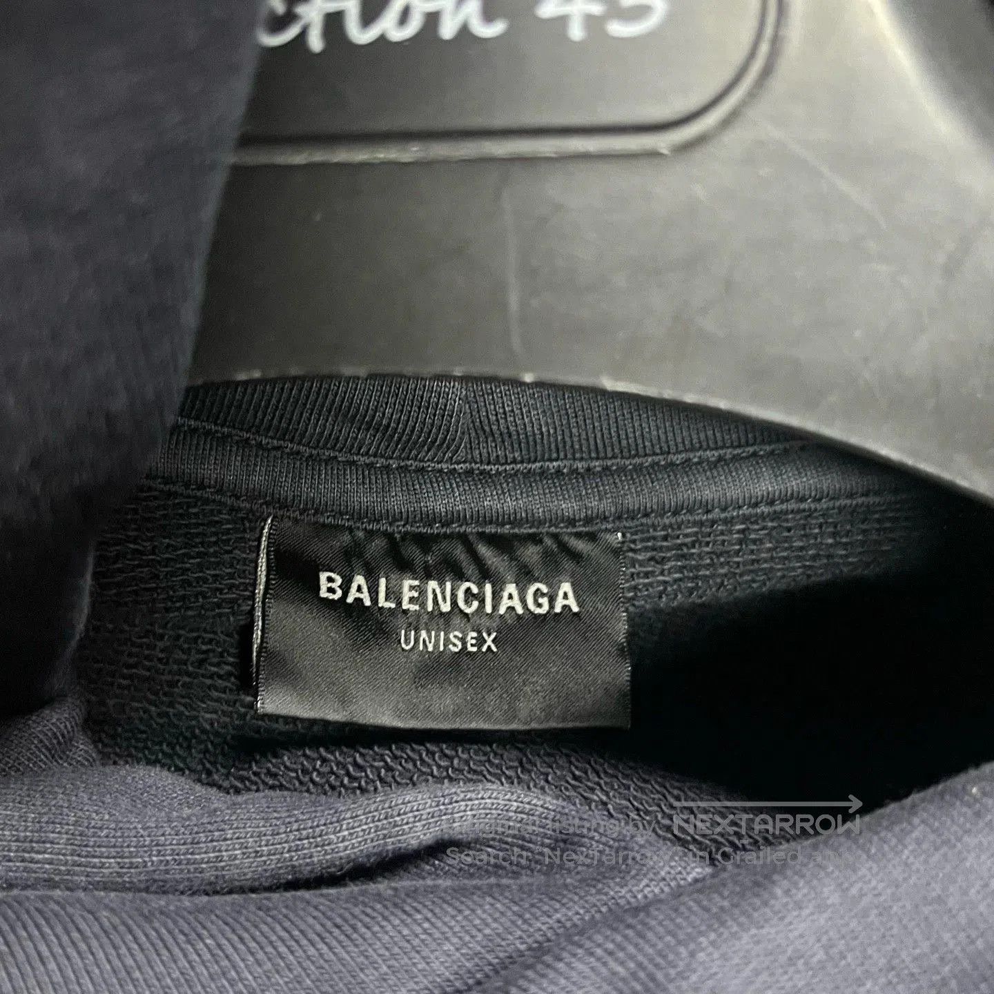 Balenciaga balenciaga black printed hoodie long sleeves. Size US M / EU 48-50 / 2 - 3 Thumbnail