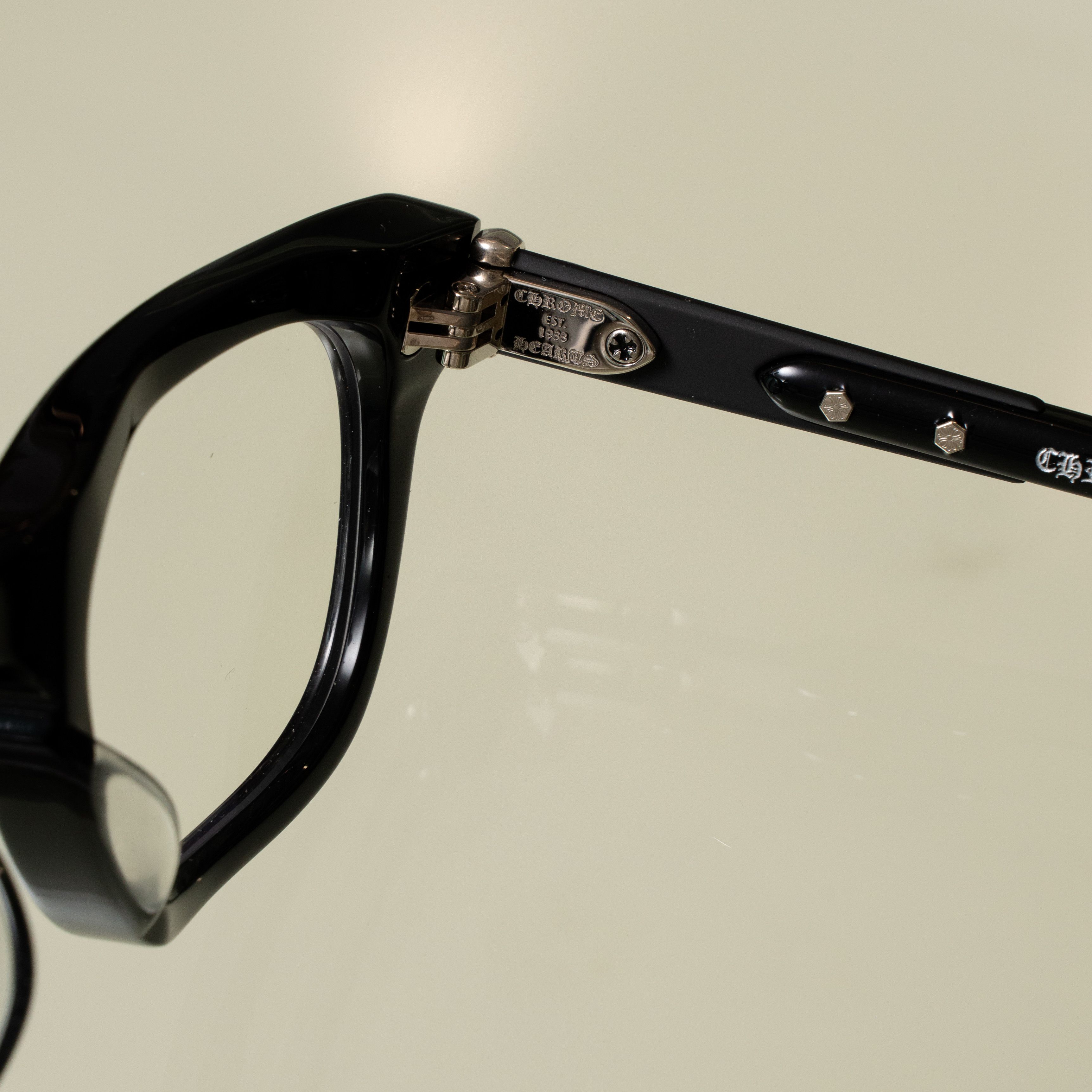Chrome Hearts CHROME HEARTS BAGGINS BLACK PLASTIC Size ONE SIZE - 4 Thumbnail
