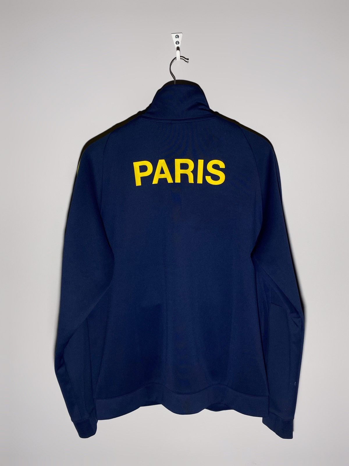 Nike Y2k Nike PSG Football Track Top Zip Drill Swoosh Logo Size US L / EU 52-54 / 3 - 2 Thumbnail
