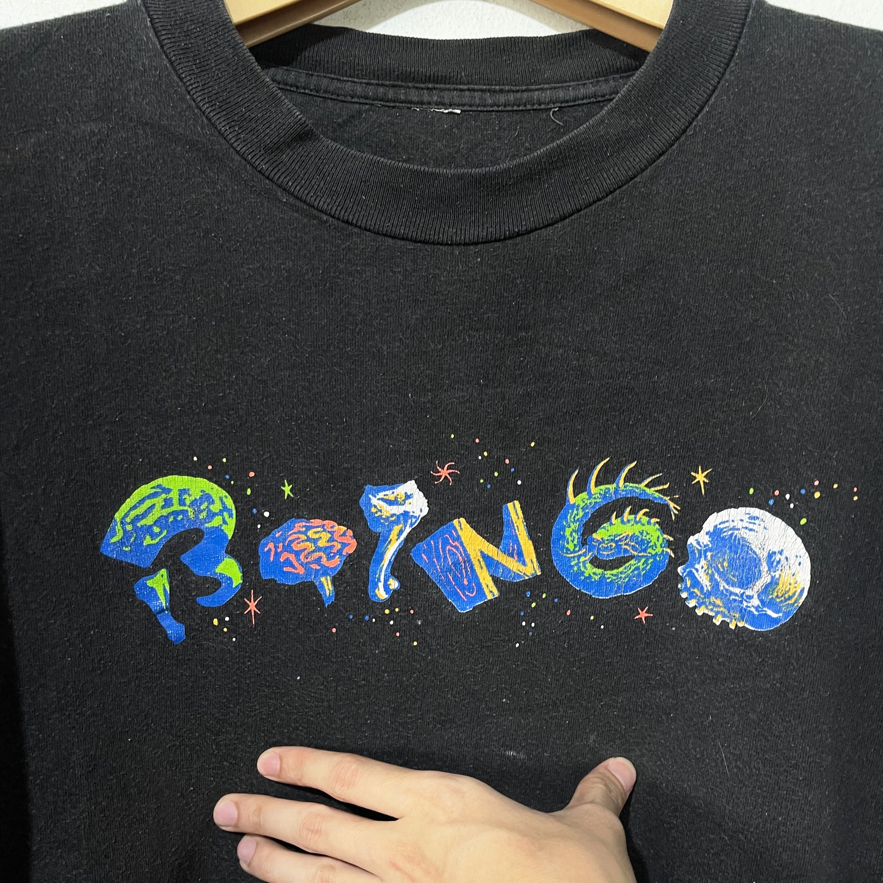 Vintage Vintage 90s Oingo Boingo Dia De Los Muertos T-Shirt Size US XL / EU 56 / 4 - 2 Thumbnail