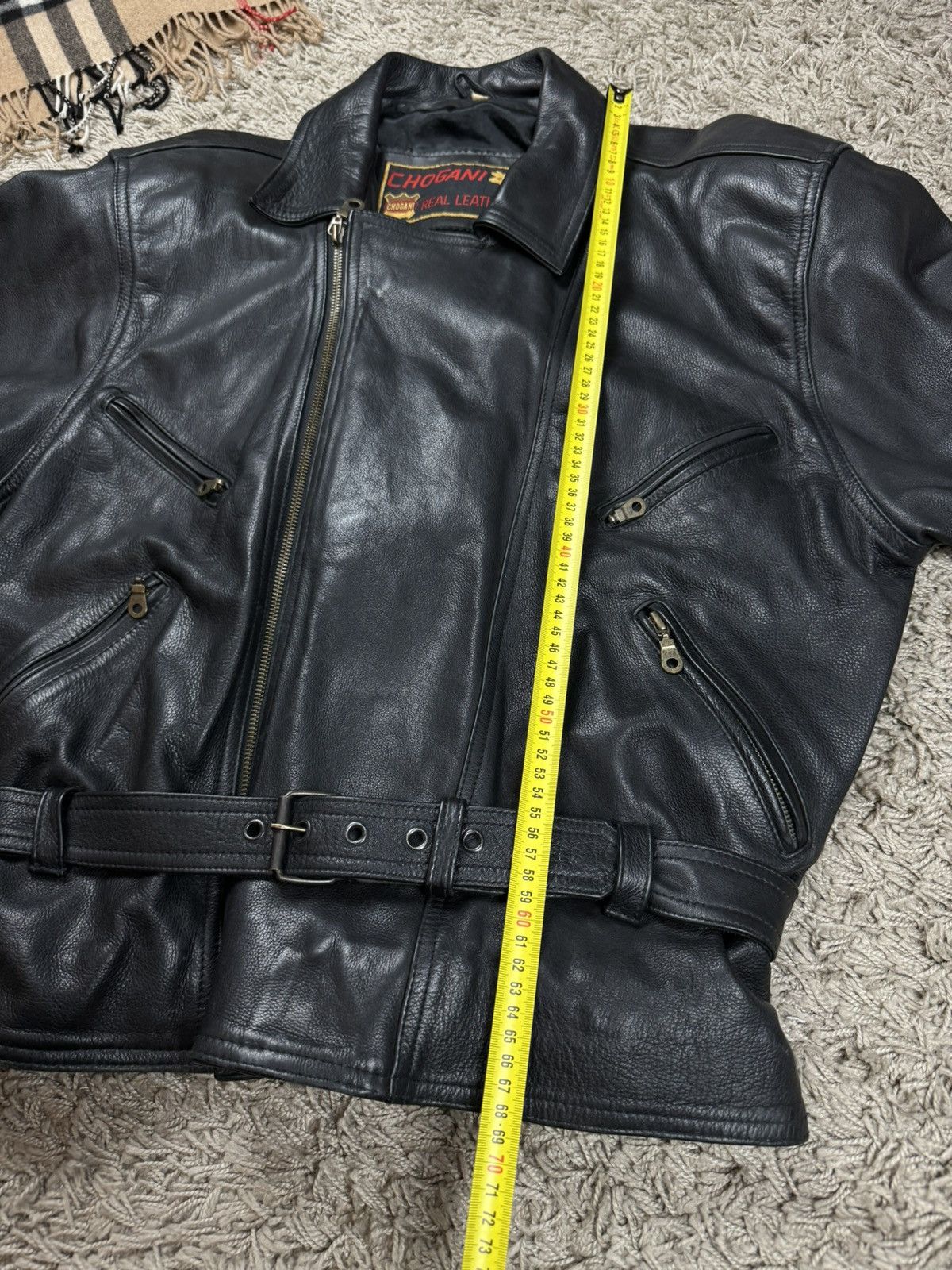 Vintage Vintage leather jacket bomber 90s original casual item Size US L / EU 52-54 / 3 - 7 Thumbnail
