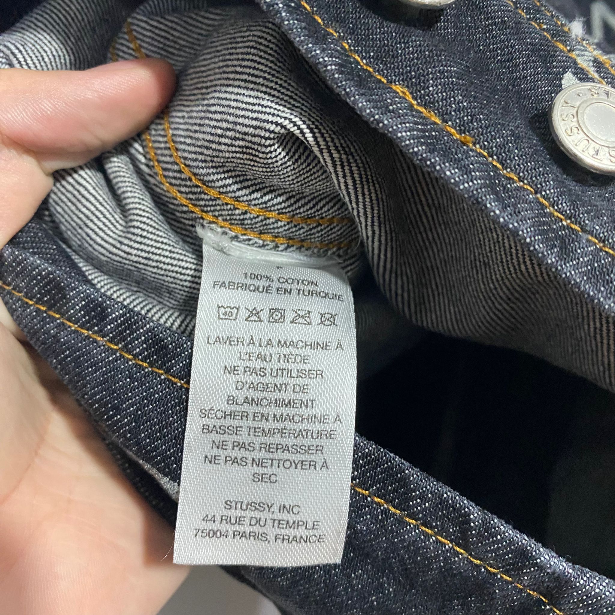 Stussy Zip Work Denim City Link Jacket Size US S / EU 44-46 / 1 - 6 Thumbnail